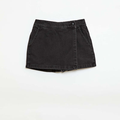 Denim Skort GREY