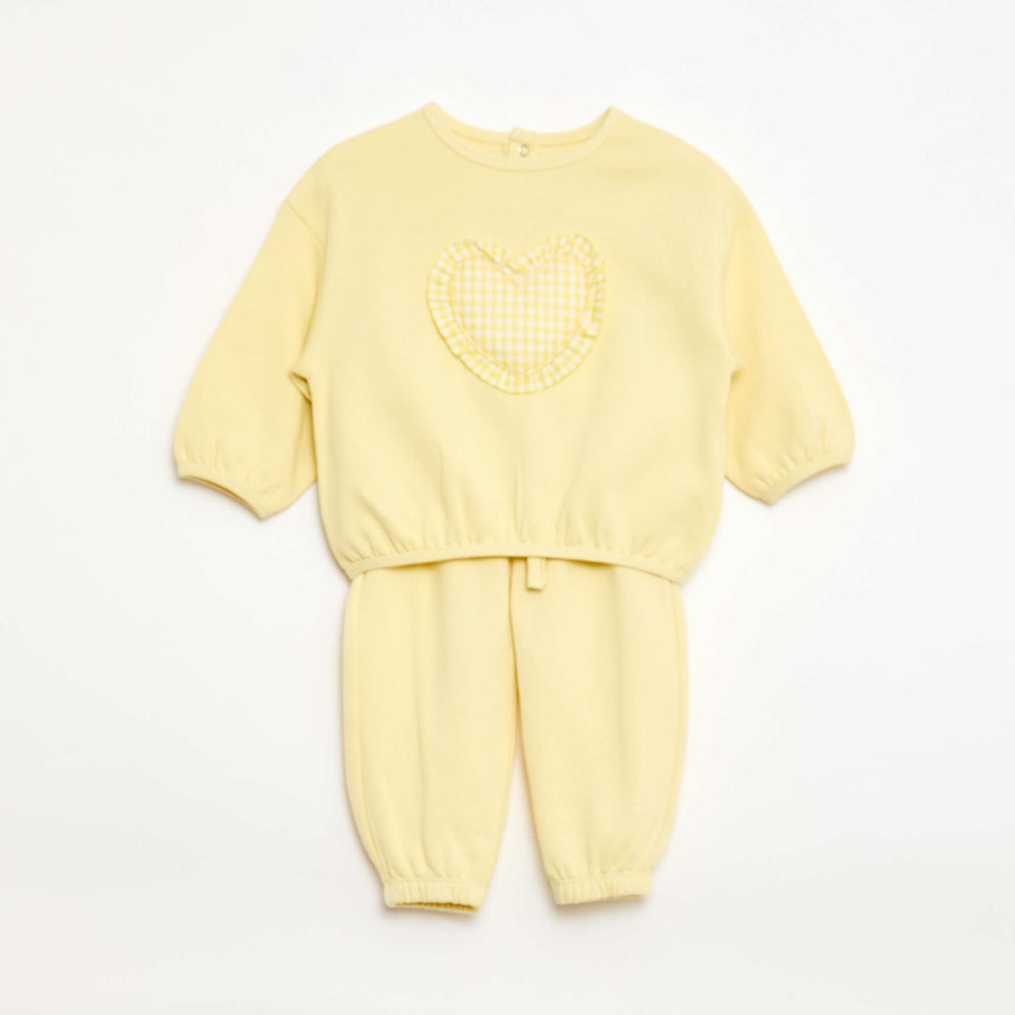 Sweatshirt and Jogging Pants Set YELLOW