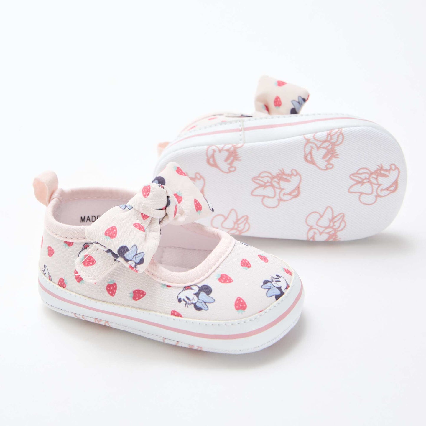 Disney hook-and-loop ballet flats PALE PINK