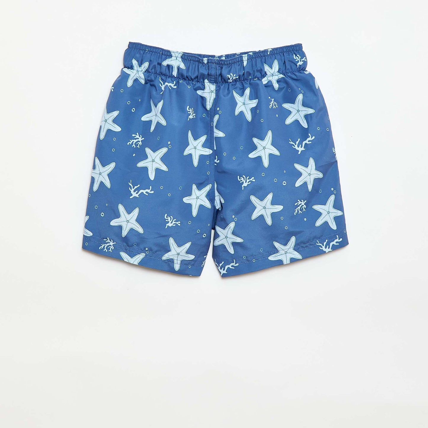 All-Over 'Sea' Print Swim Bermuda Shorts BLUE
