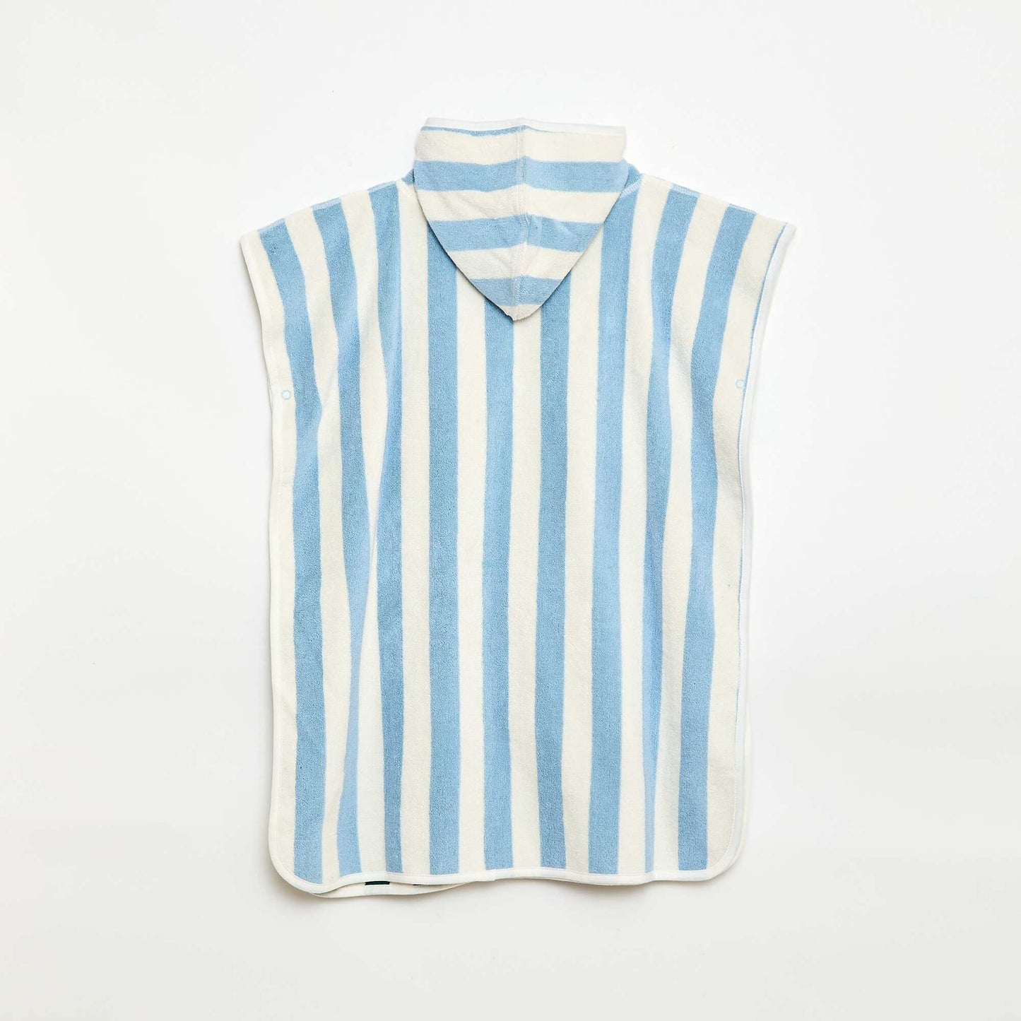Reversible Terry Bath Poncho BLUE