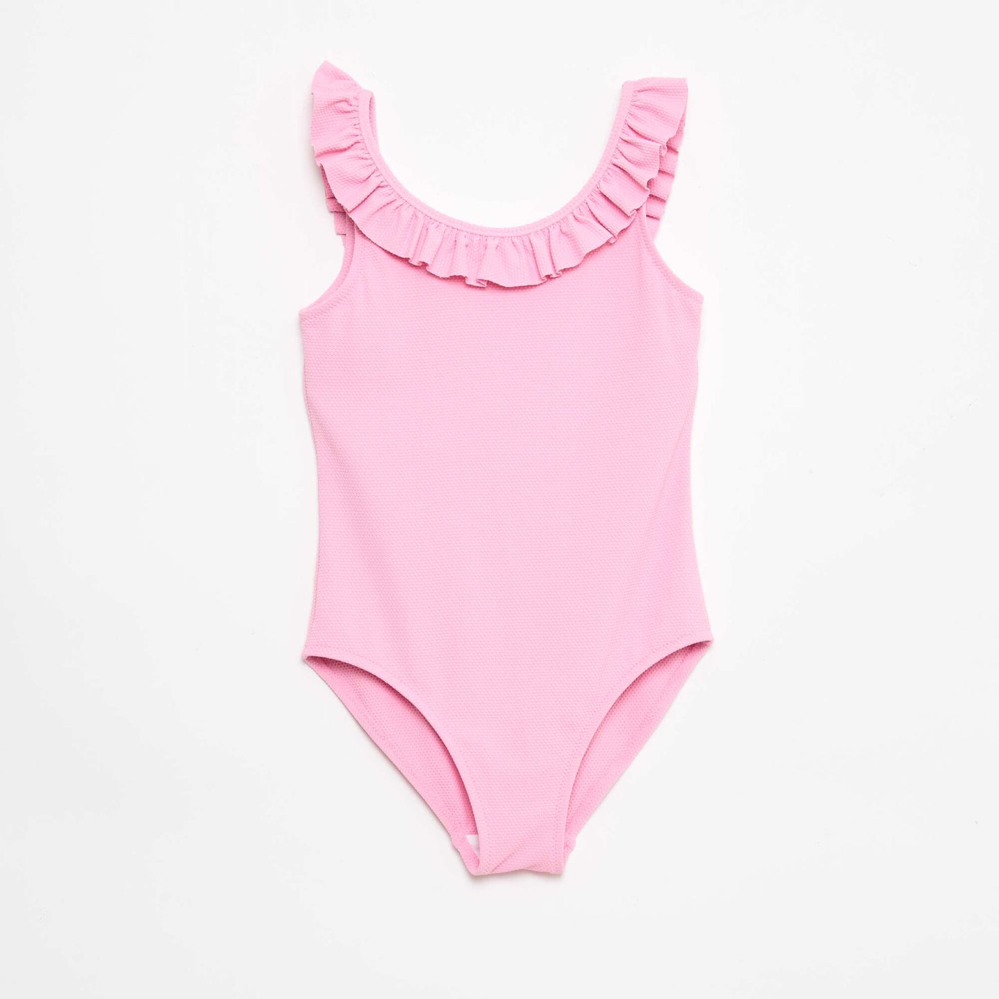 Ruffled Solid Swimsuit PINK