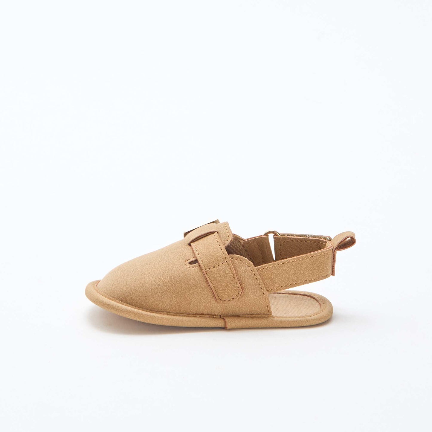 Plain Suedette Sandals BROWN