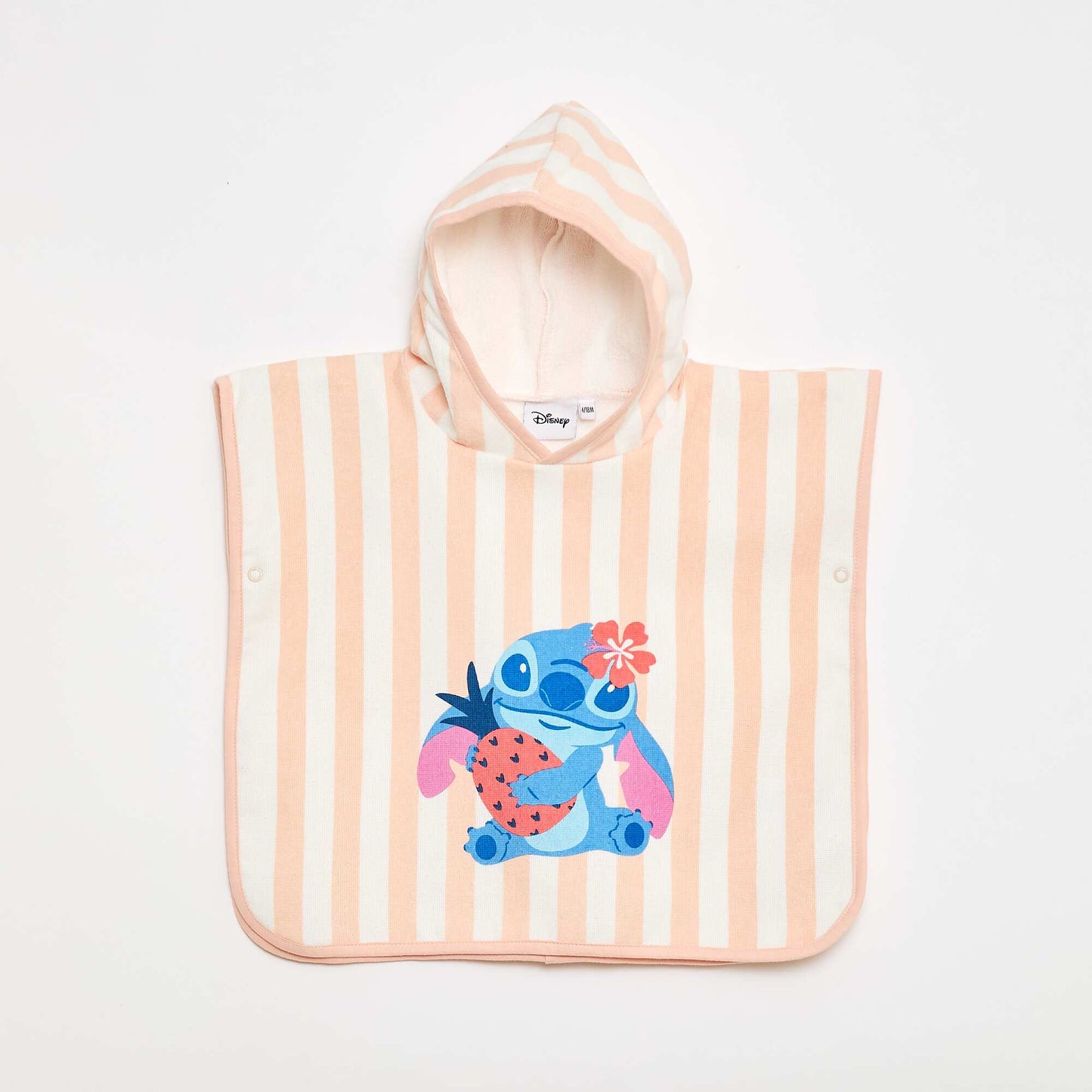 Disney 'Stitch' Bath Cape PINK