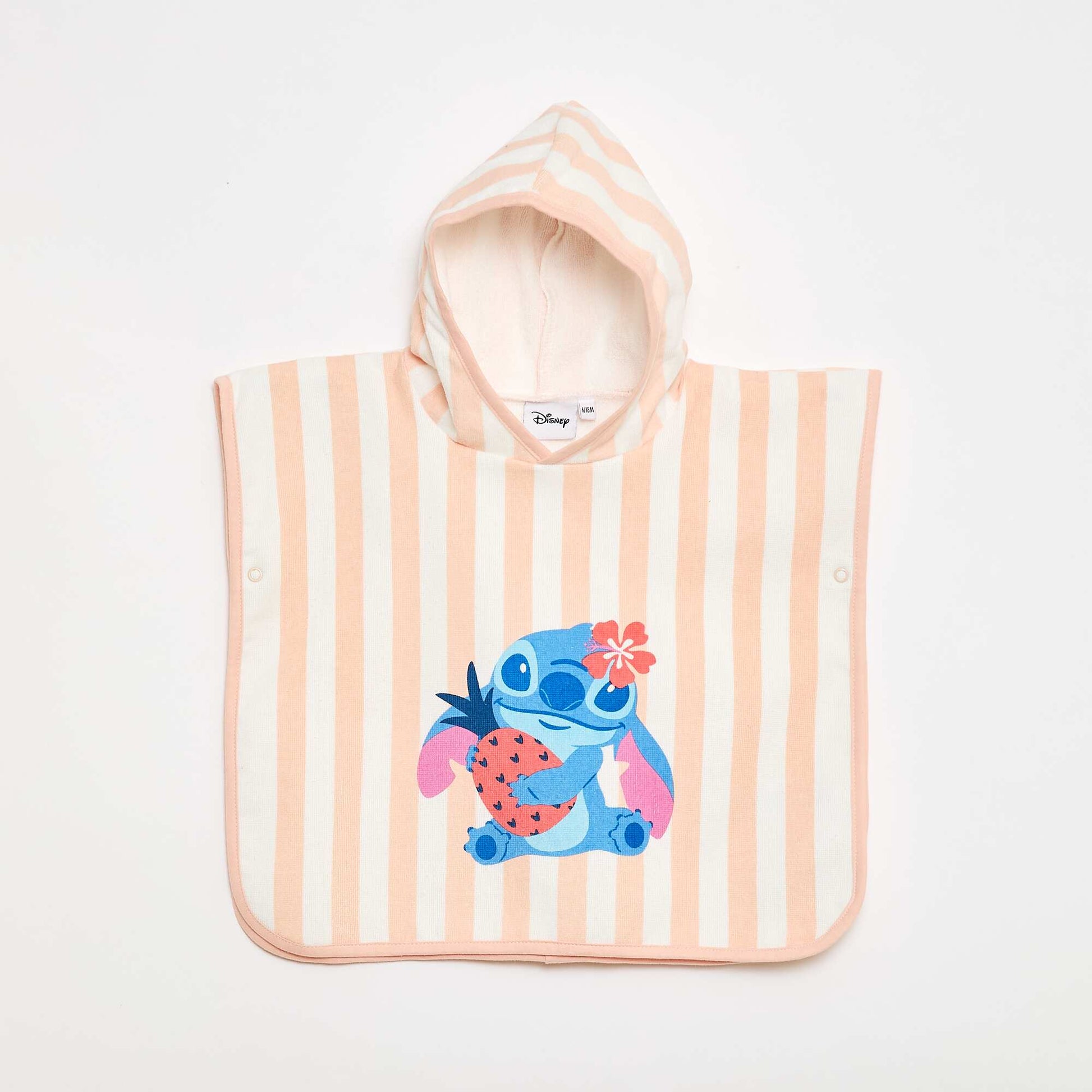 Disney 'Stitch' Bath Cape PINK