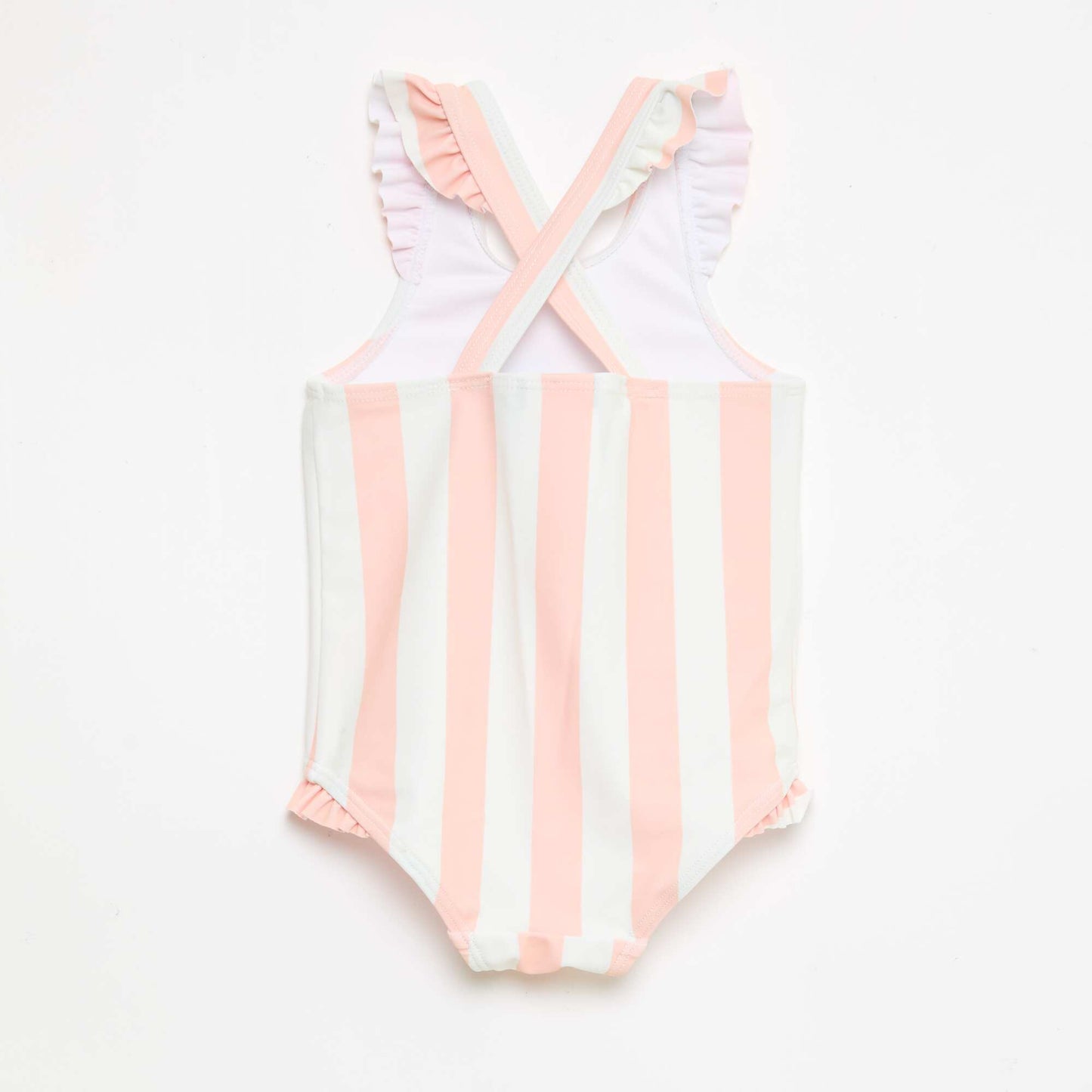 Disney 'Stitch' Striped Swimsuit ORANGE