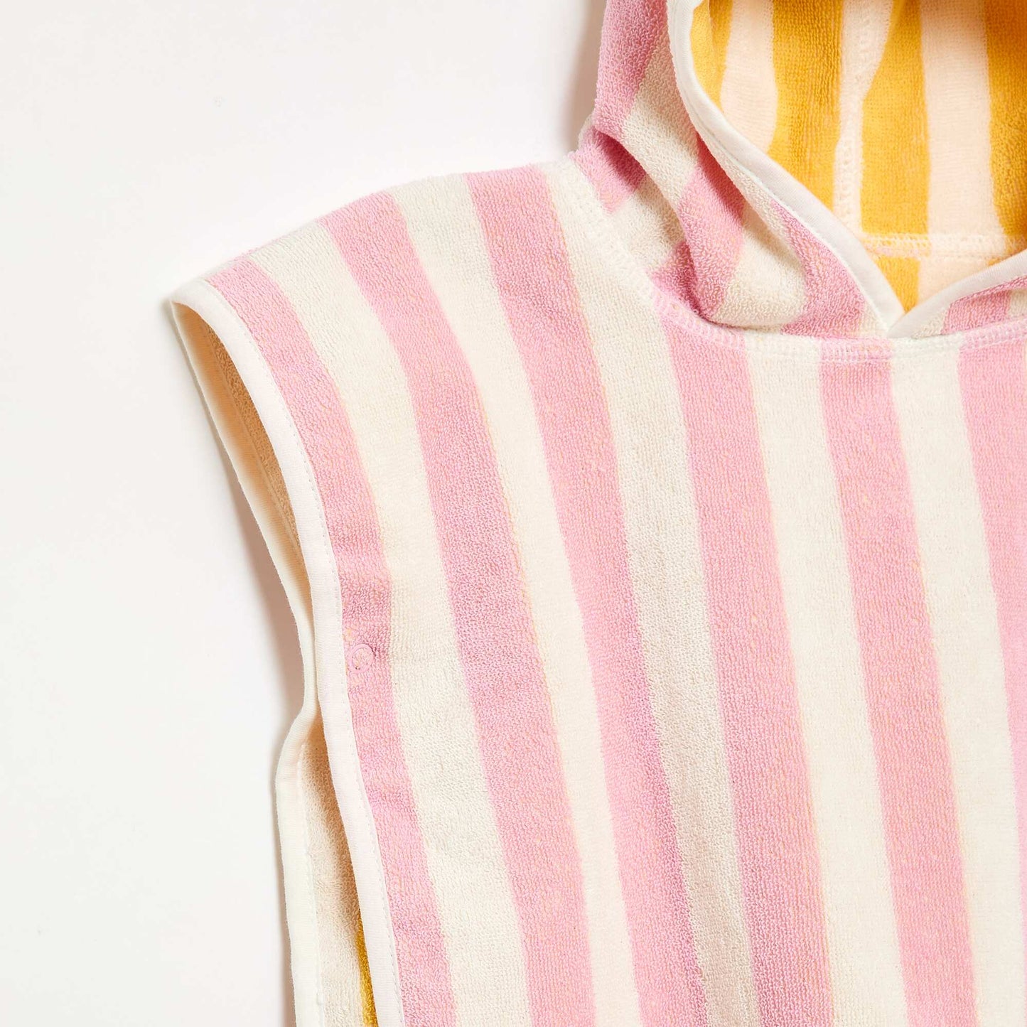 Reversible Terry Bath Poncho PINK