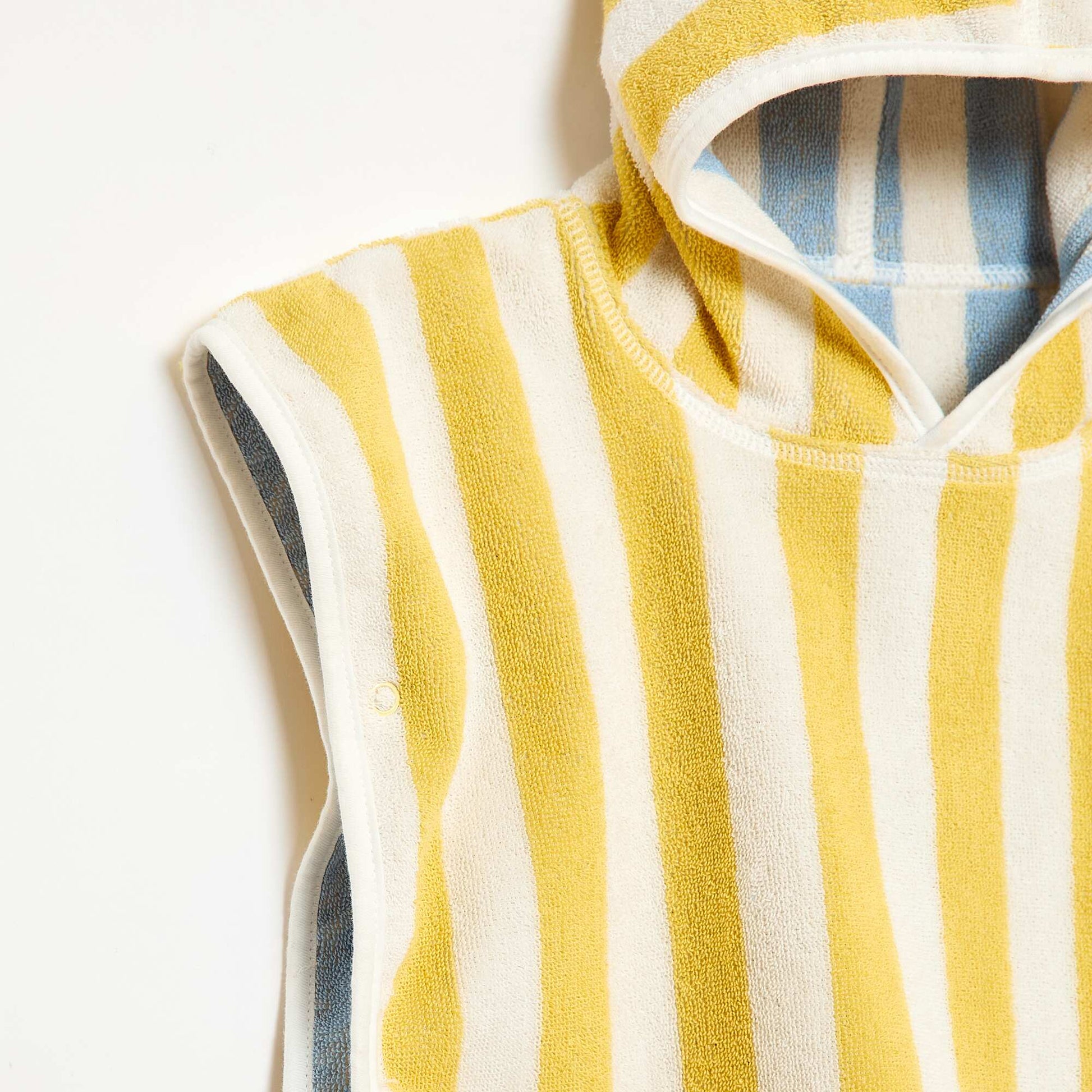 Reversible Terry Hooded Towel YELLOW