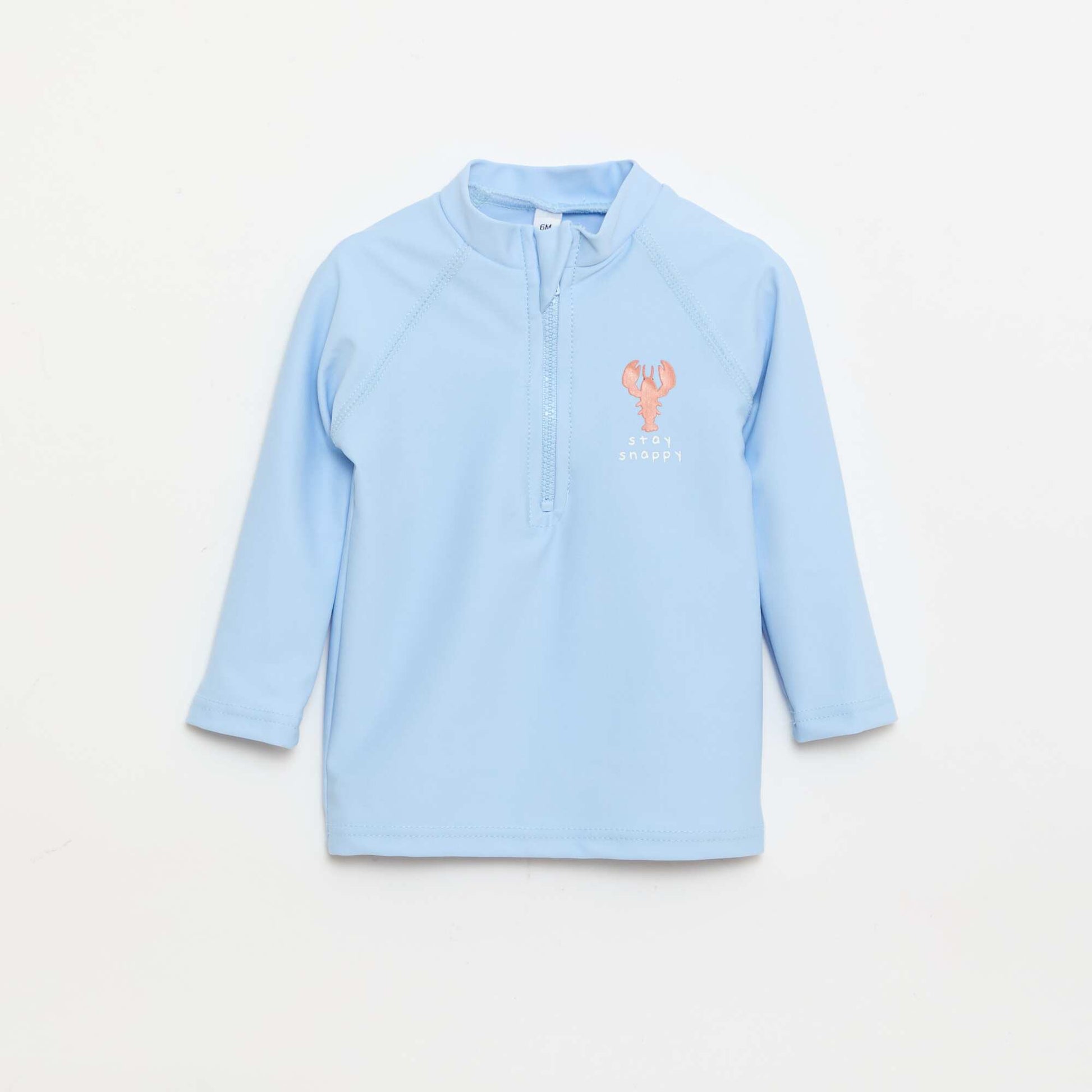 Long-sleeved Swim T-shirt BLUE