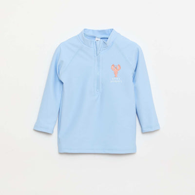 Long-sleeved Swim T-shirt BLUE