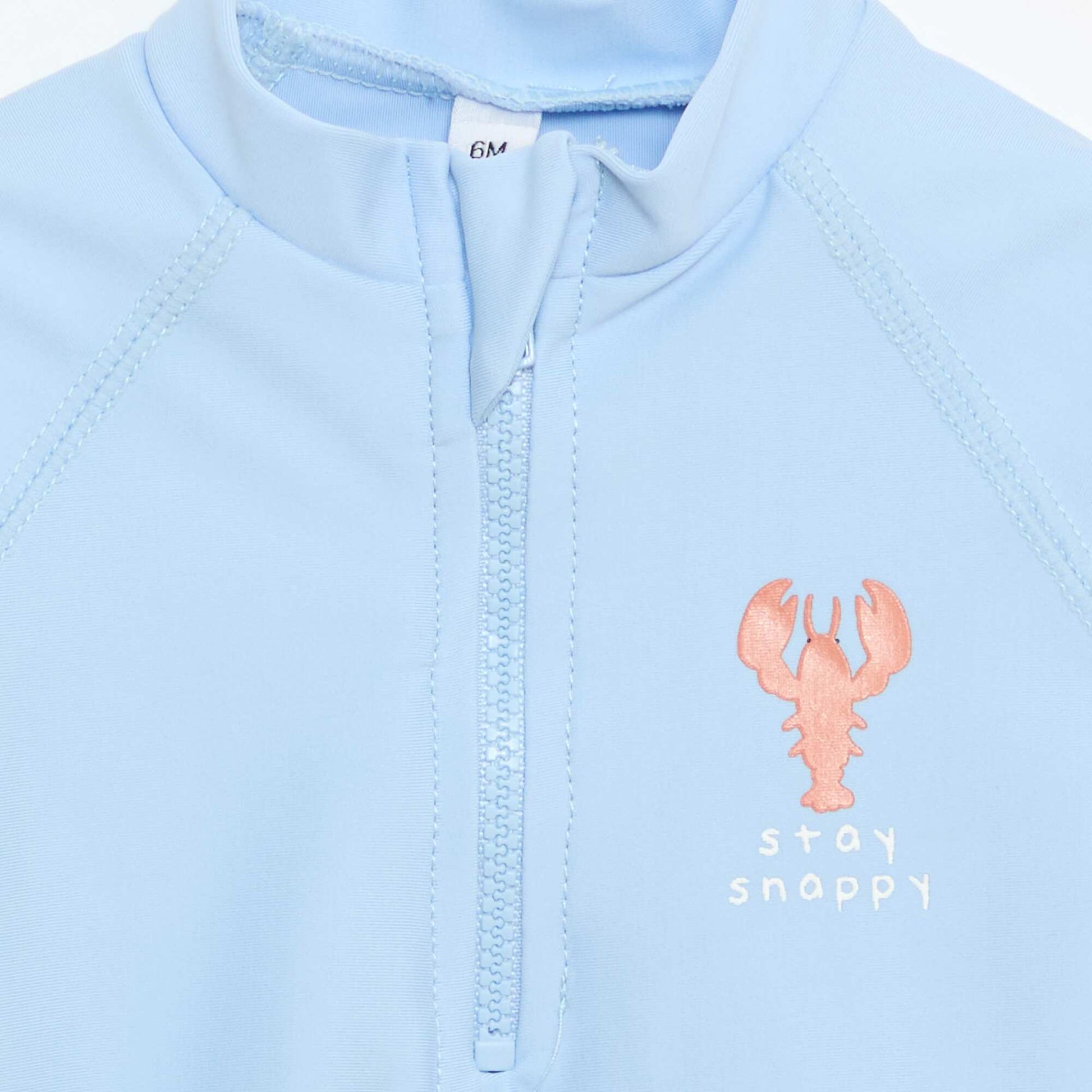 Long-sleeved Swim T-shirt BLUE