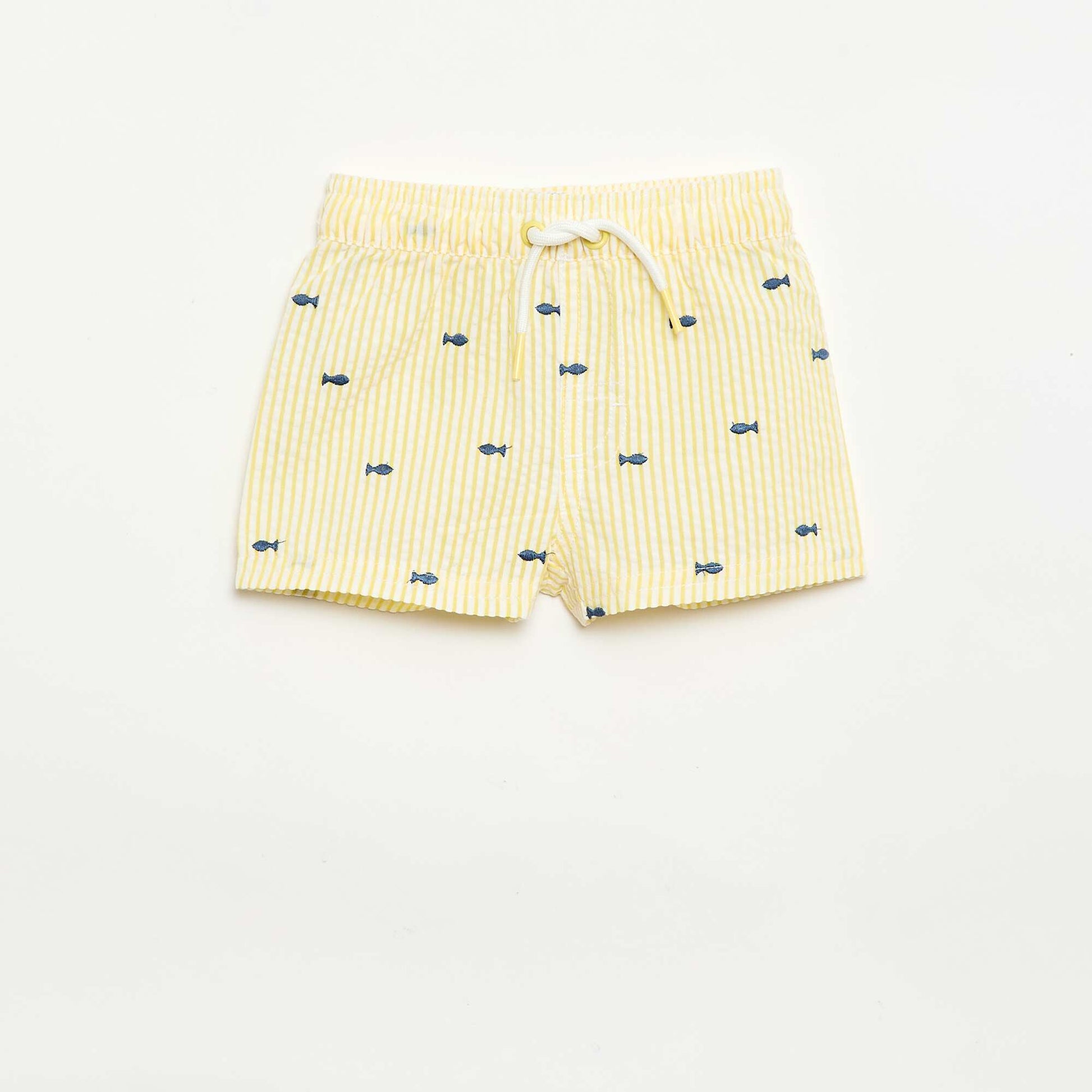 Patterned swim shorts YELLOW