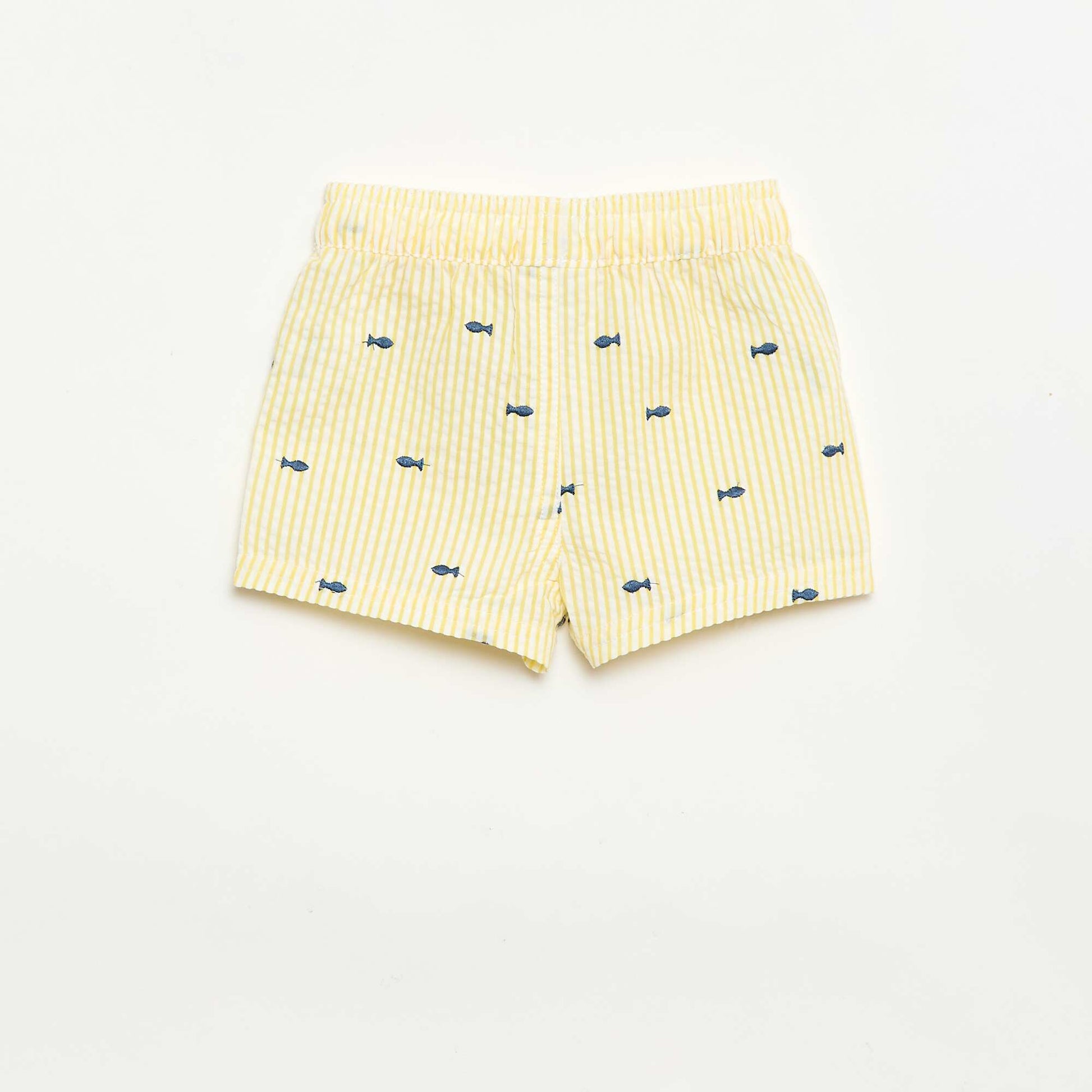 Patterned swim shorts YELLOW
