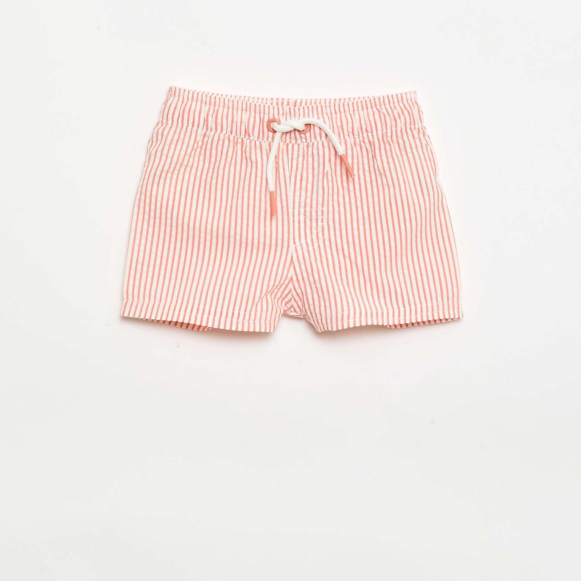 Patterned swim shorts RED
