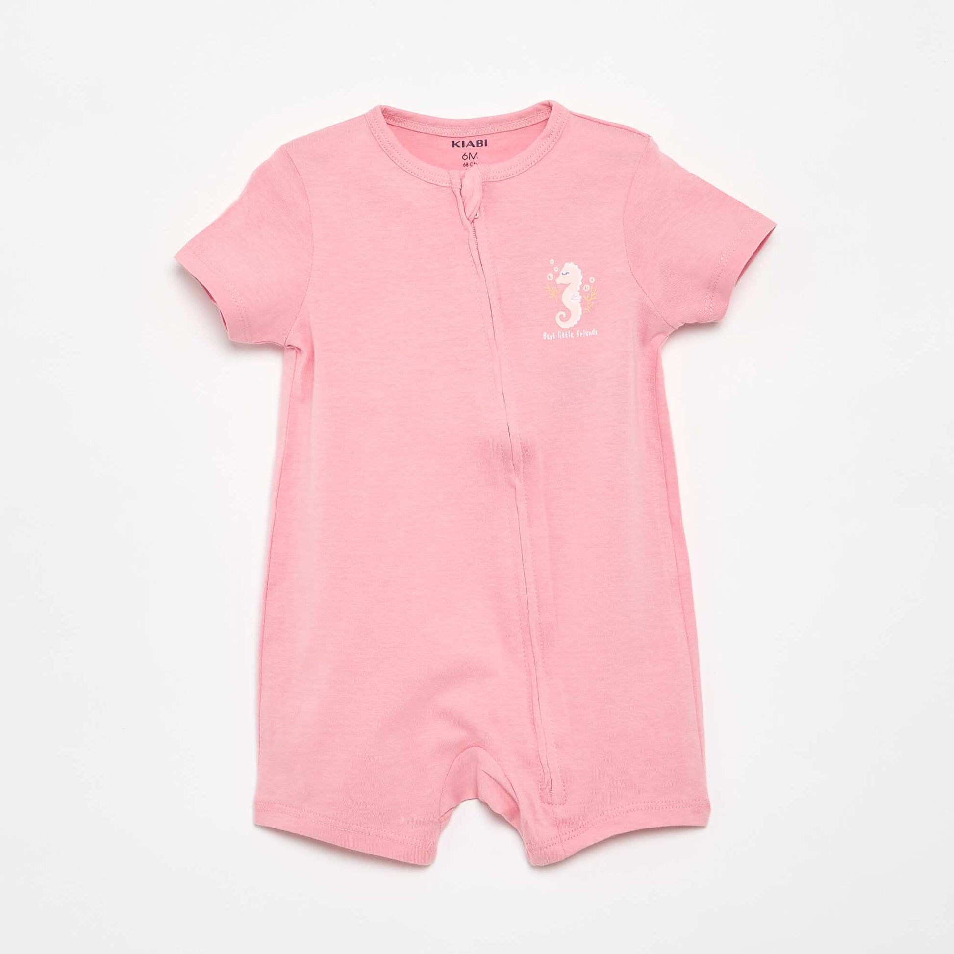 Cotton Sleepsuit PINK