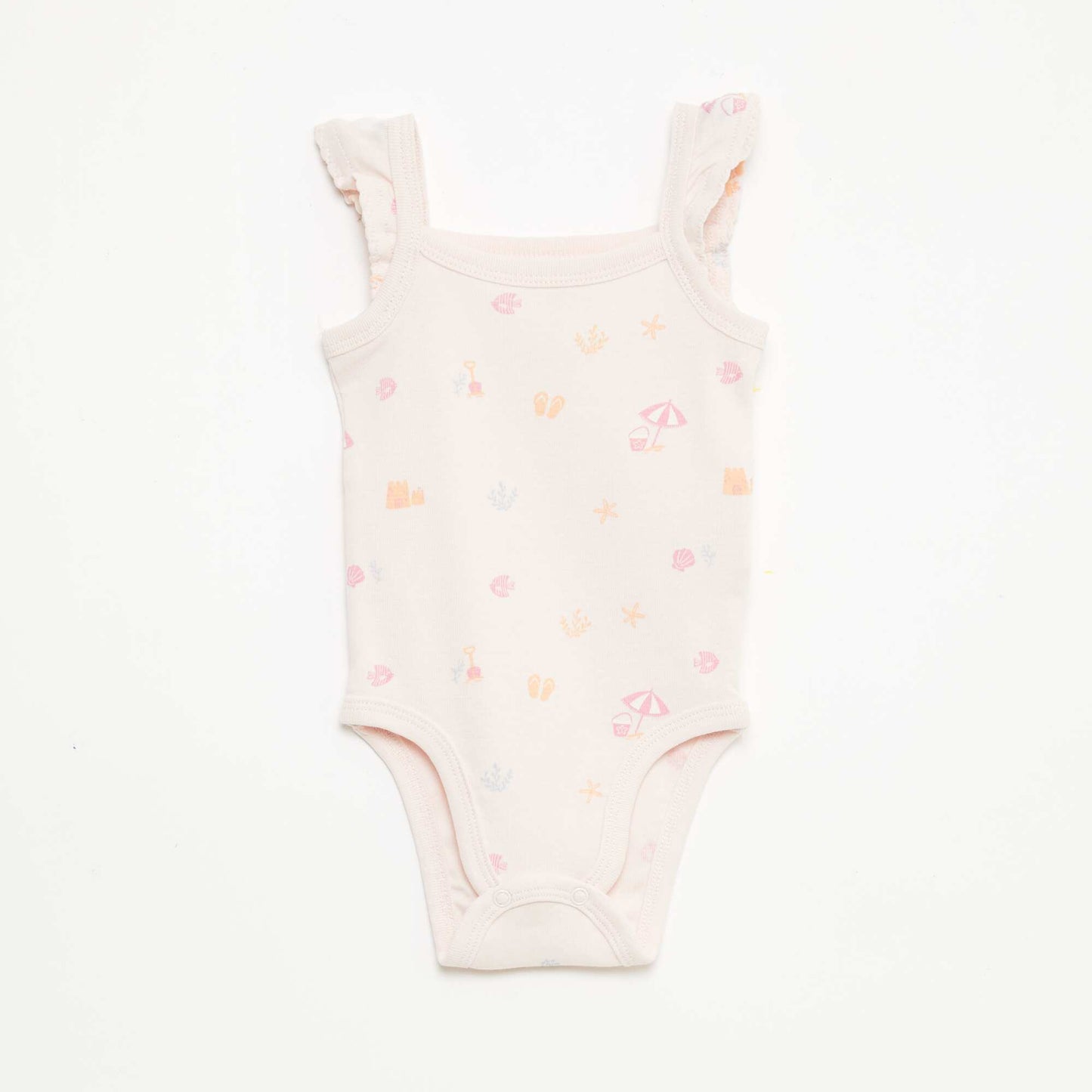 Pack of 3 Sleeveless Bodysuits PINK