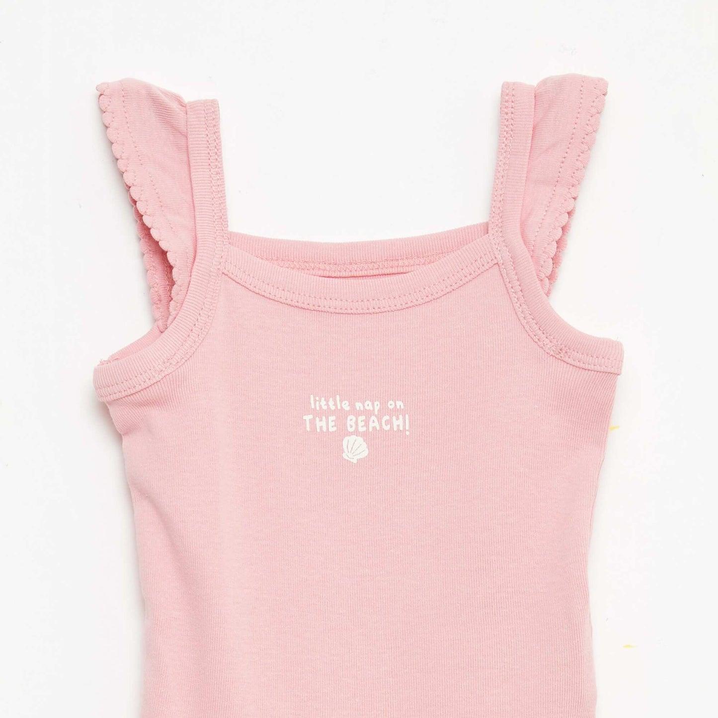 Pack of 3 Sleeveless Bodysuits PINK