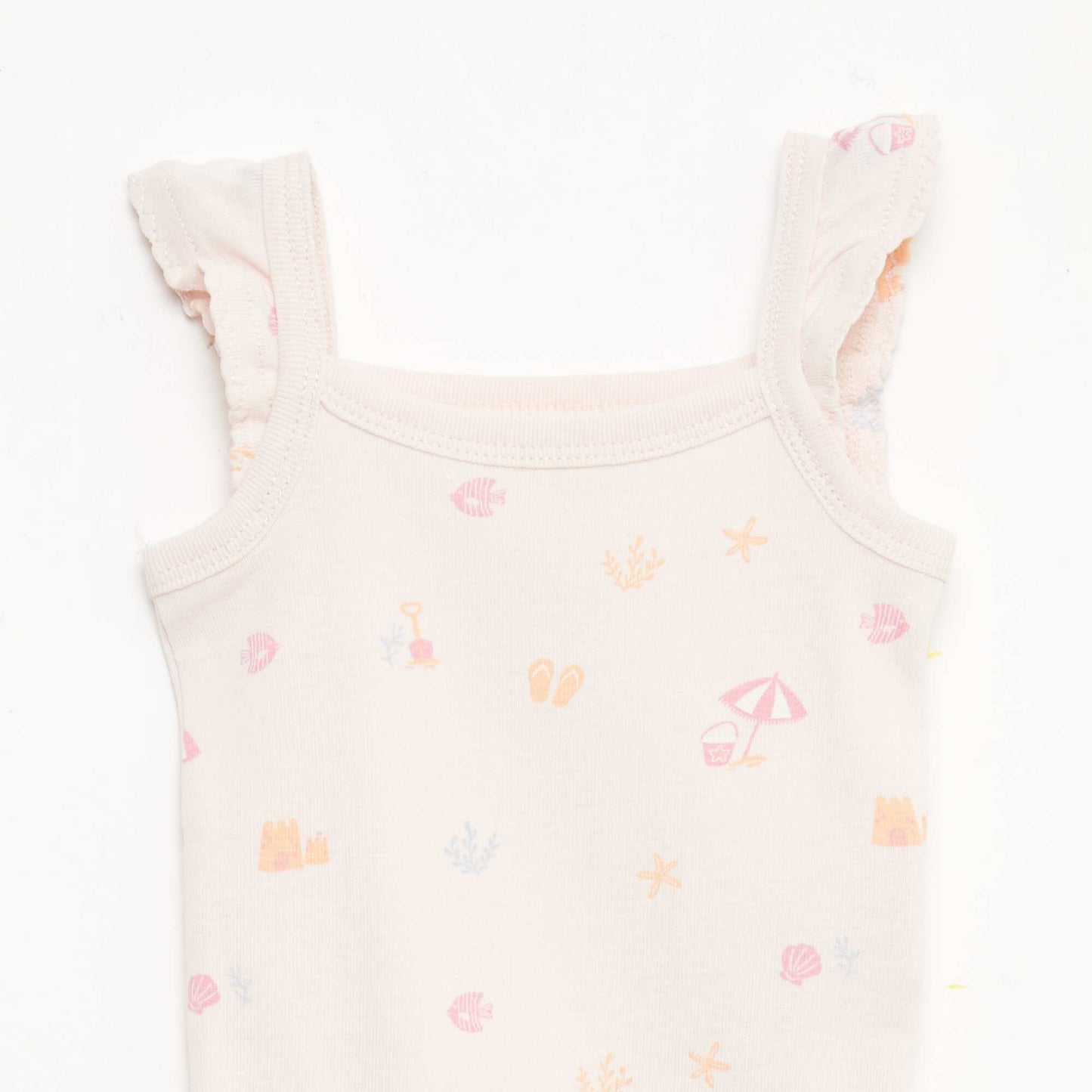 Pack of 3 Sleeveless Bodysuits PINK