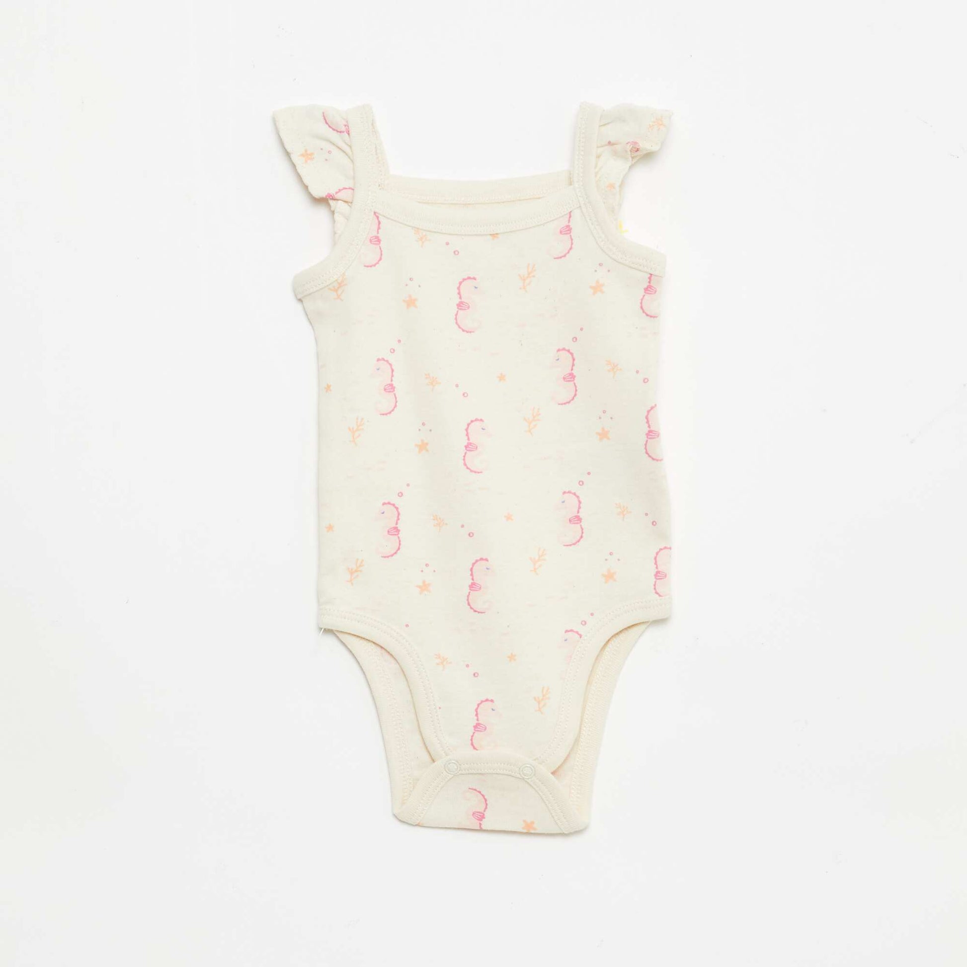 3-Pack Sleeveless Bodysuits PINK