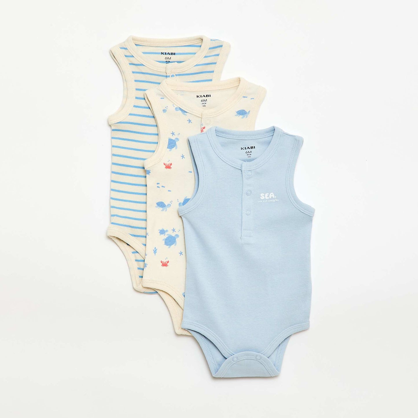 3-Pack of Bodysuits - 3 pieces BLUE