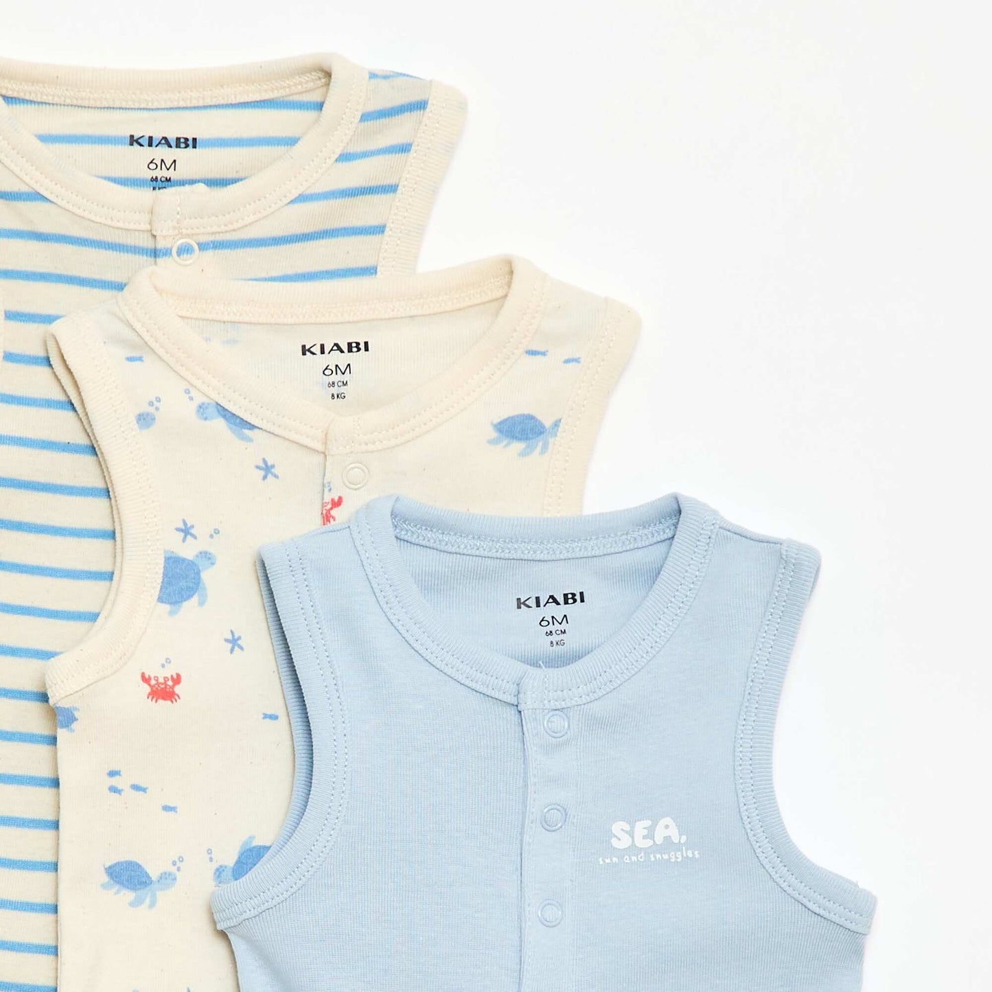 3-Pack of Bodysuits - 3 pieces BLUE