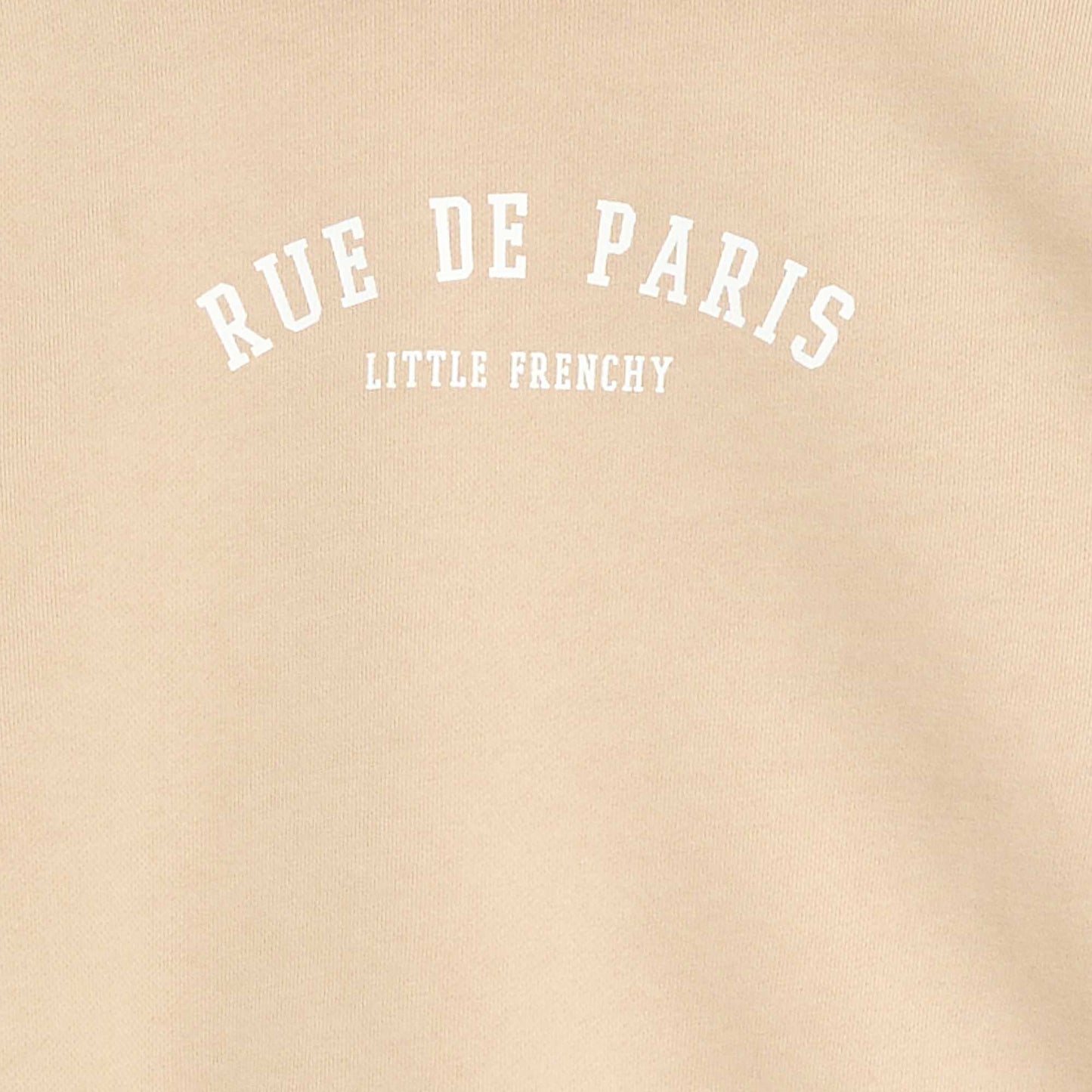 Campus-Style Sweatshirt BEIGE
