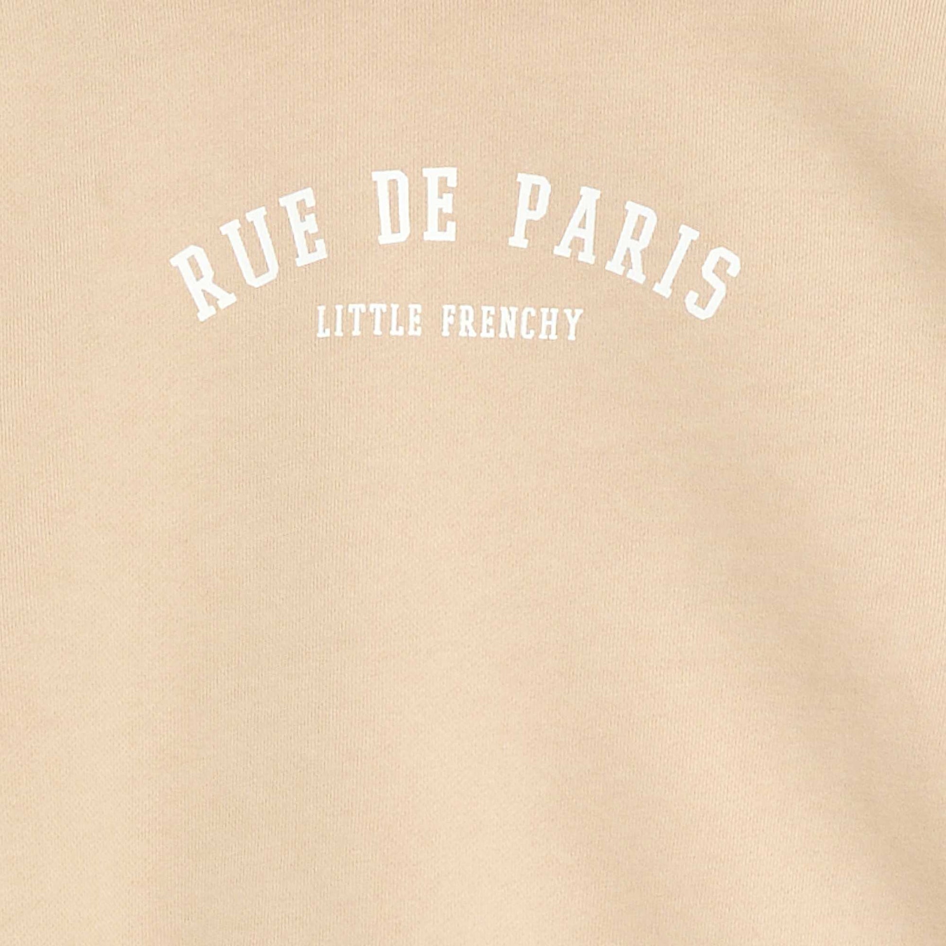 Campus-Style Sweatshirt BEIGE