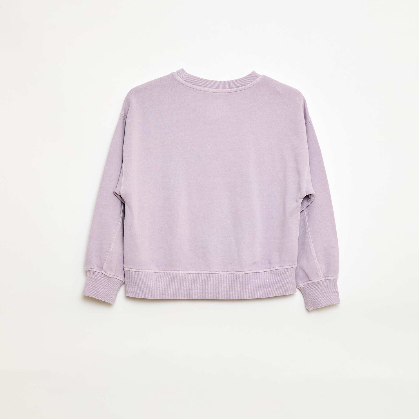 Campus-Style Sweatshirt PURPLE
