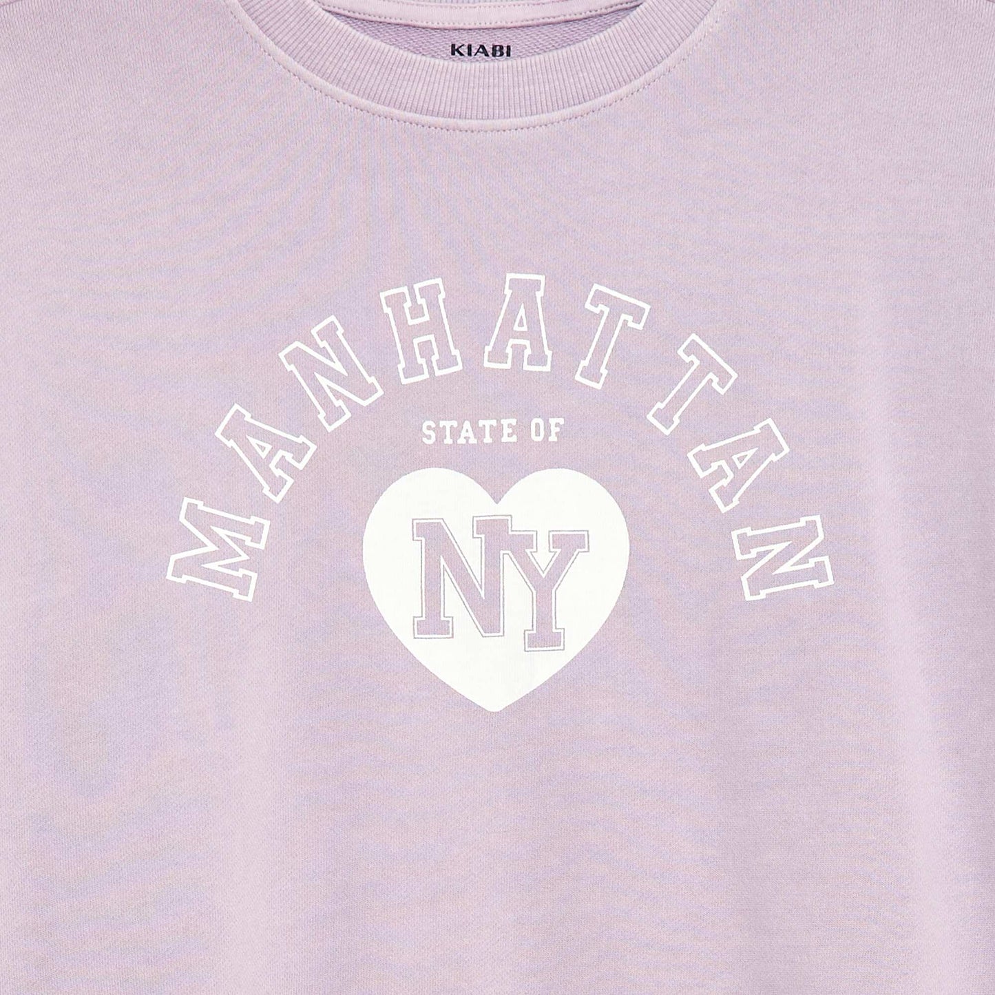 Campus-Style Sweatshirt PURPLE