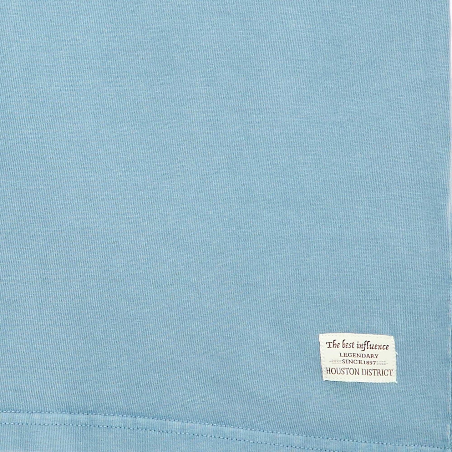Oversized Washed-Effect T-Shirt BLUE