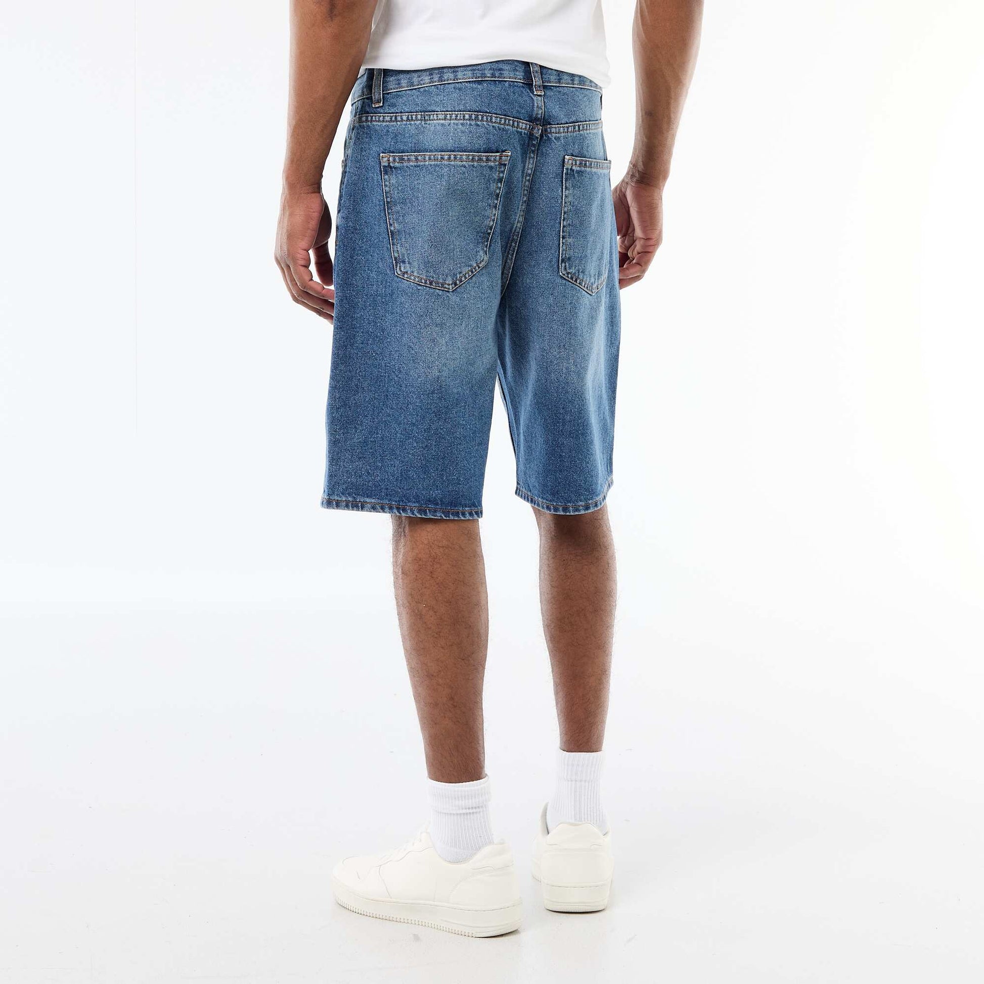 Denim Bermuda Shorts BLUE
