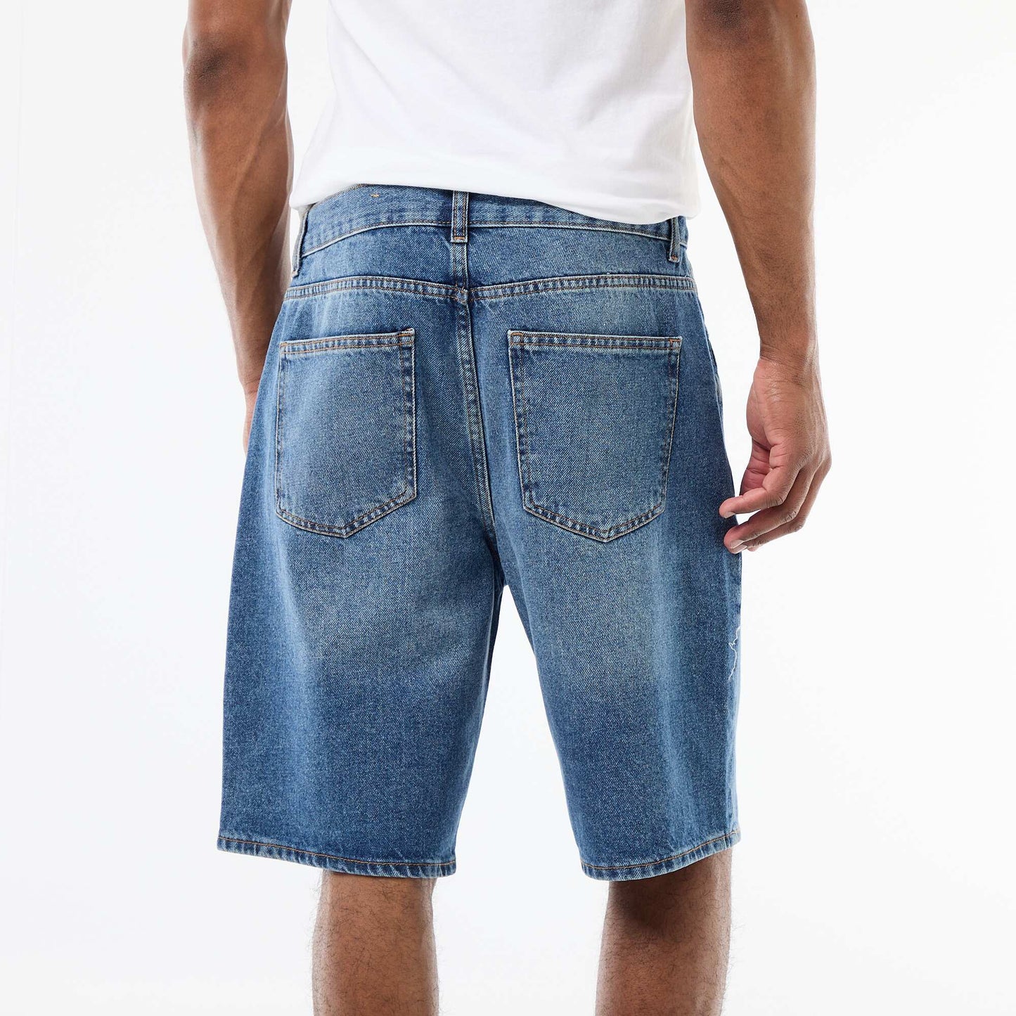 Denim Bermuda Shorts BLUE