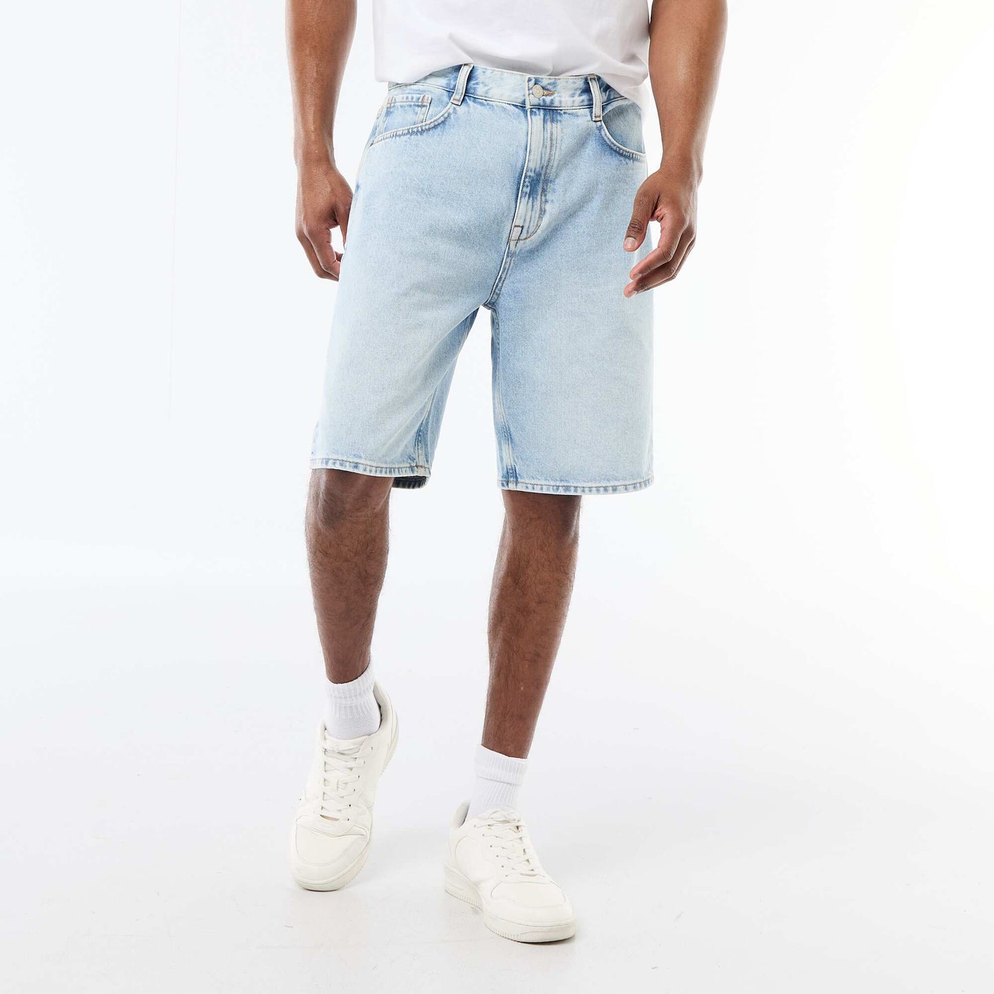 Denim Bermuda Shorts BLUE