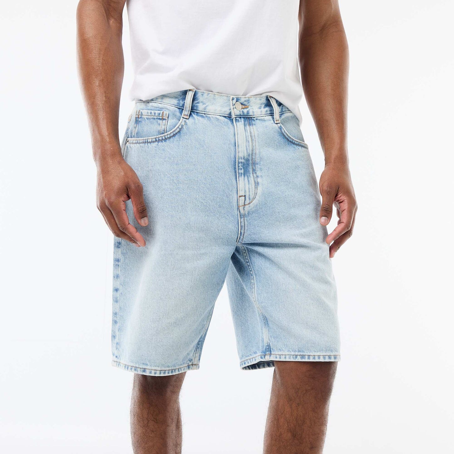 Denim Bermuda Shorts BLUE