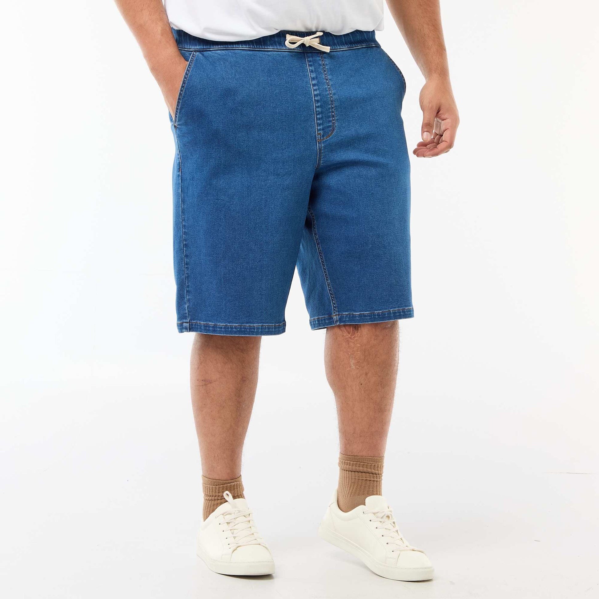 Denim Bermuda Shorts BLUE