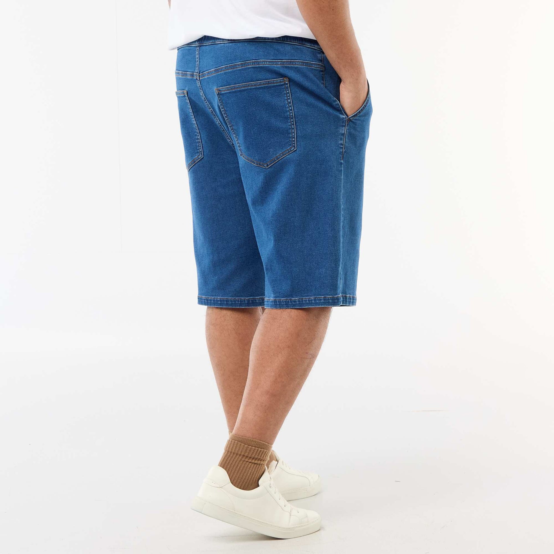Denim Bermuda Shorts BLUE