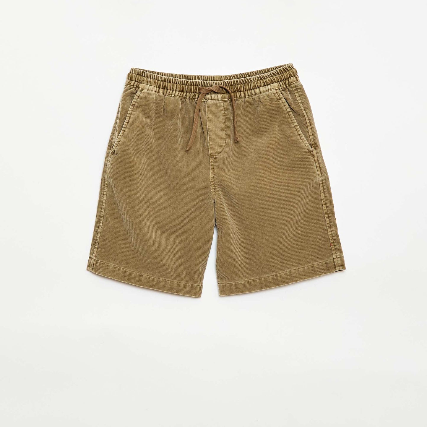 Corduroy Bermuda Shorts GREEN