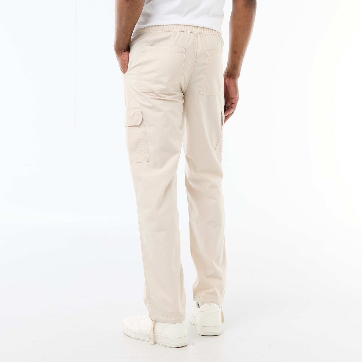 Regular Fit Multi-Pocket Trousers GREY