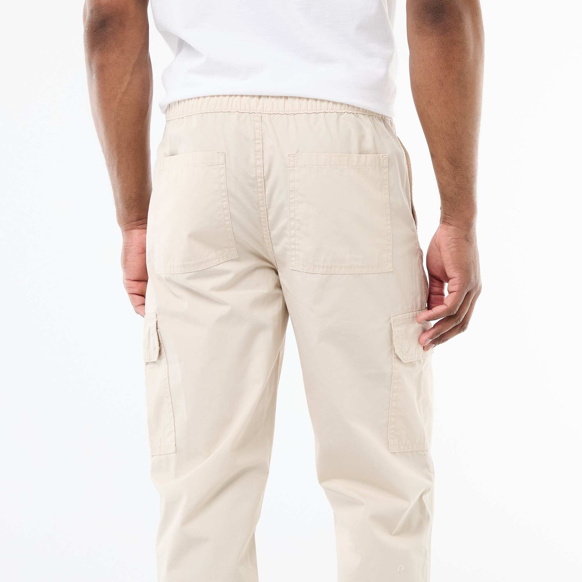 Regular Fit Multi-Pocket Trousers GREY