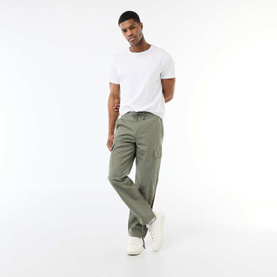 Regular Fit Multi-Pocket Trousers GREEN