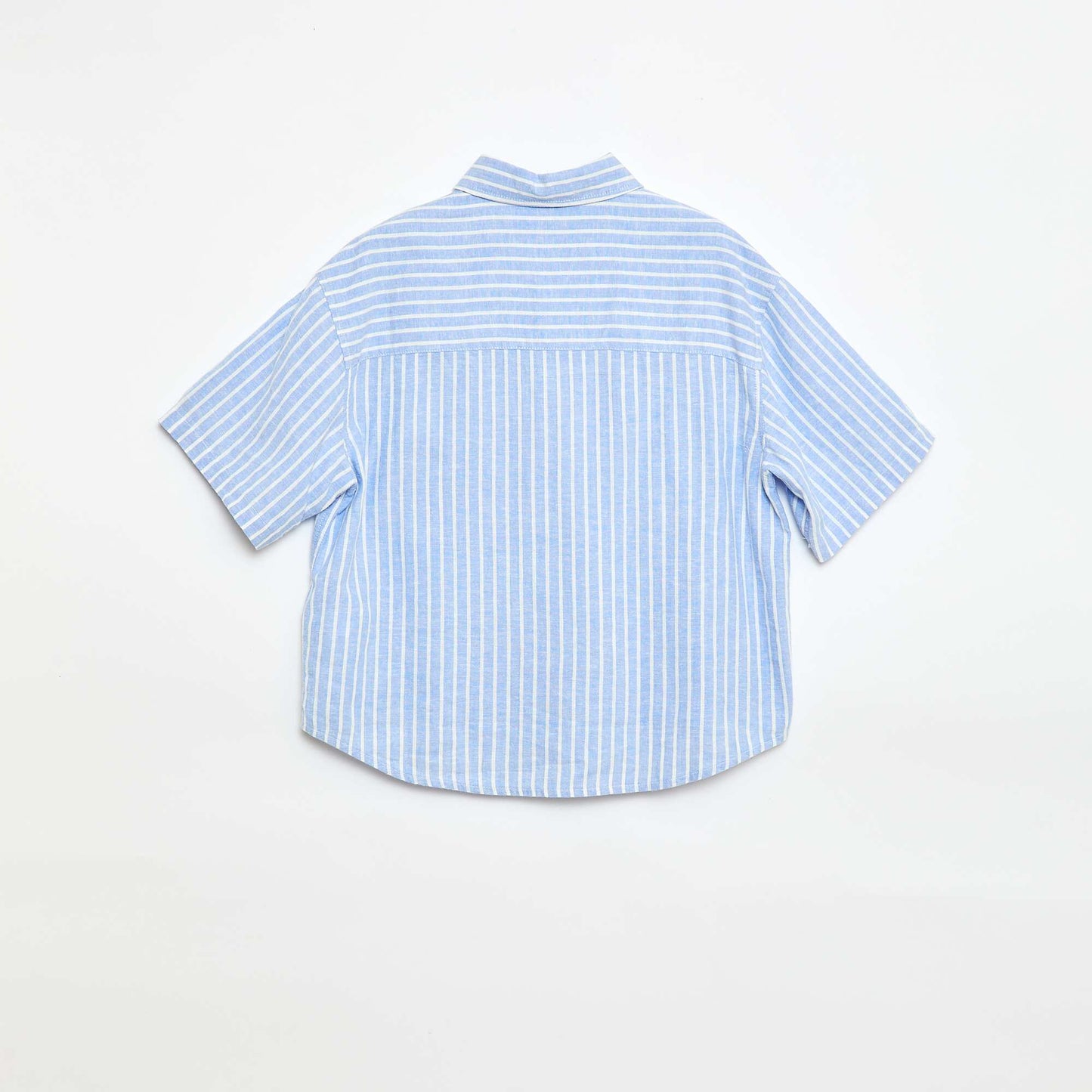Oversized Striped Shirt BLUE