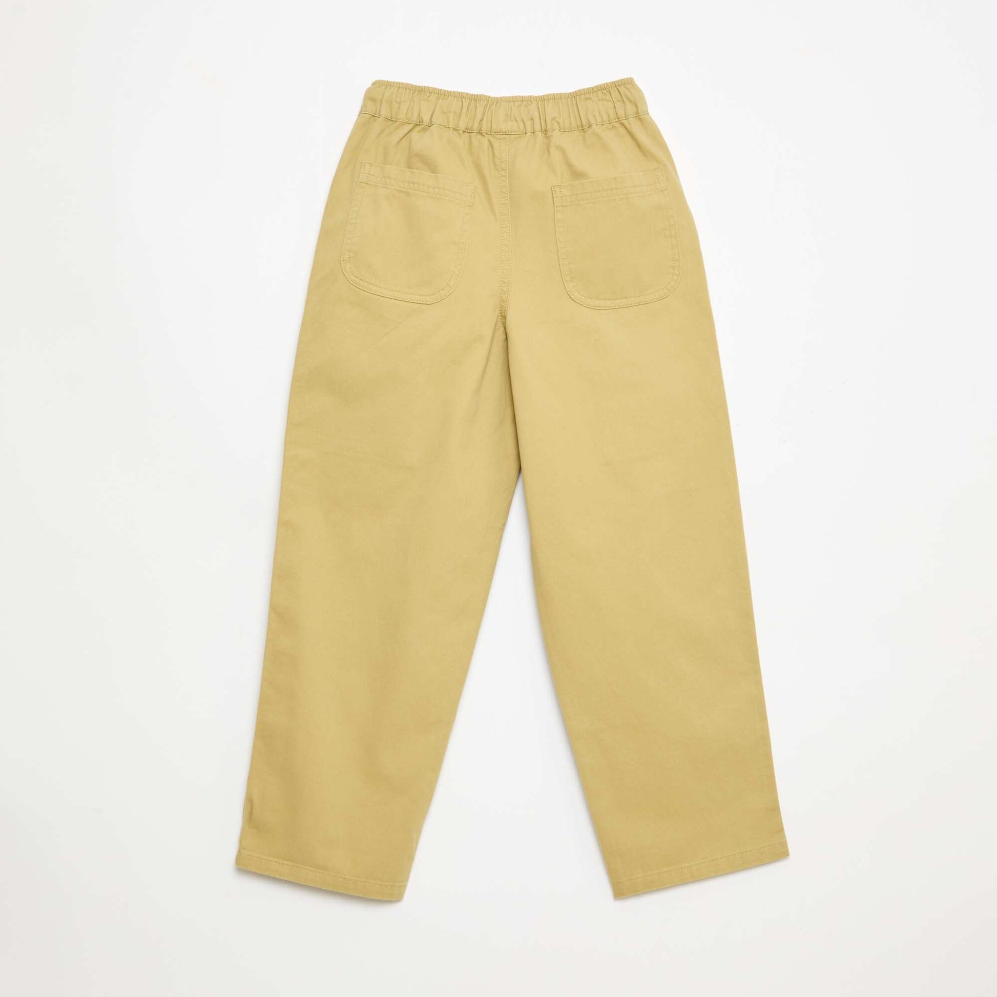 Joggers with Patch Side Pockets GREEN