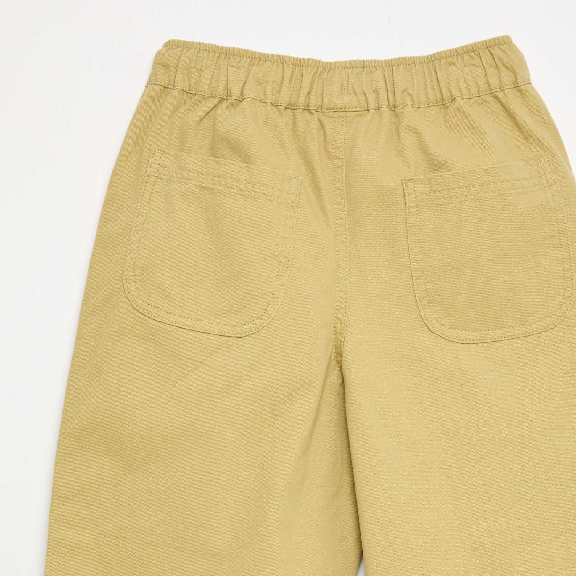 Joggers with Patch Side Pockets GREEN