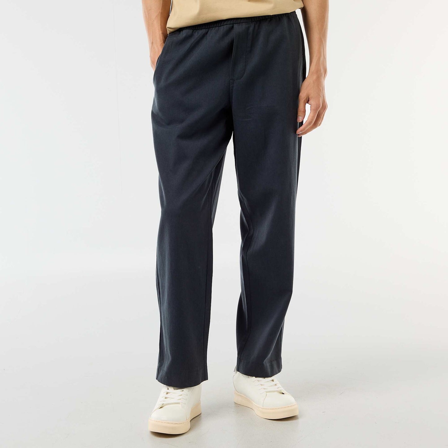 Joggers with Elasticated Waist BLUE