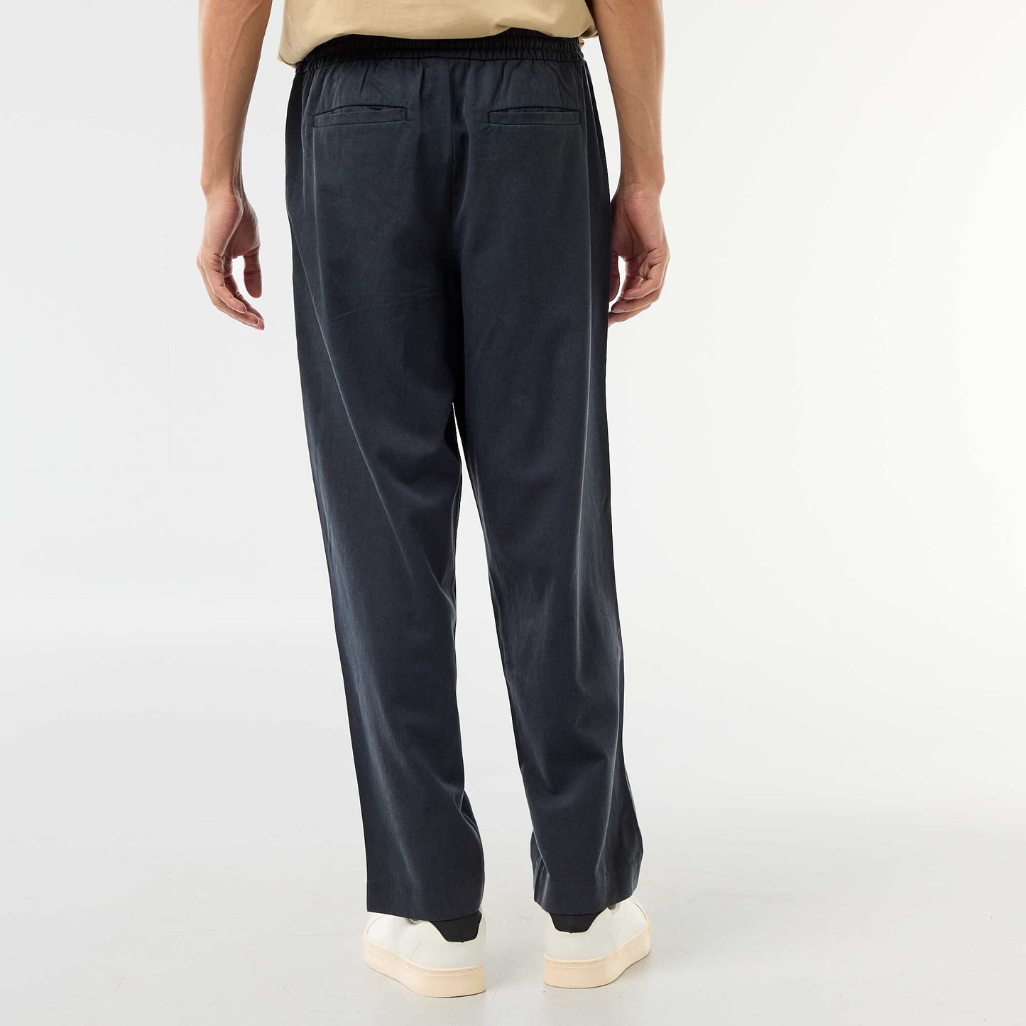 Joggers with Elasticated Waist BLUE