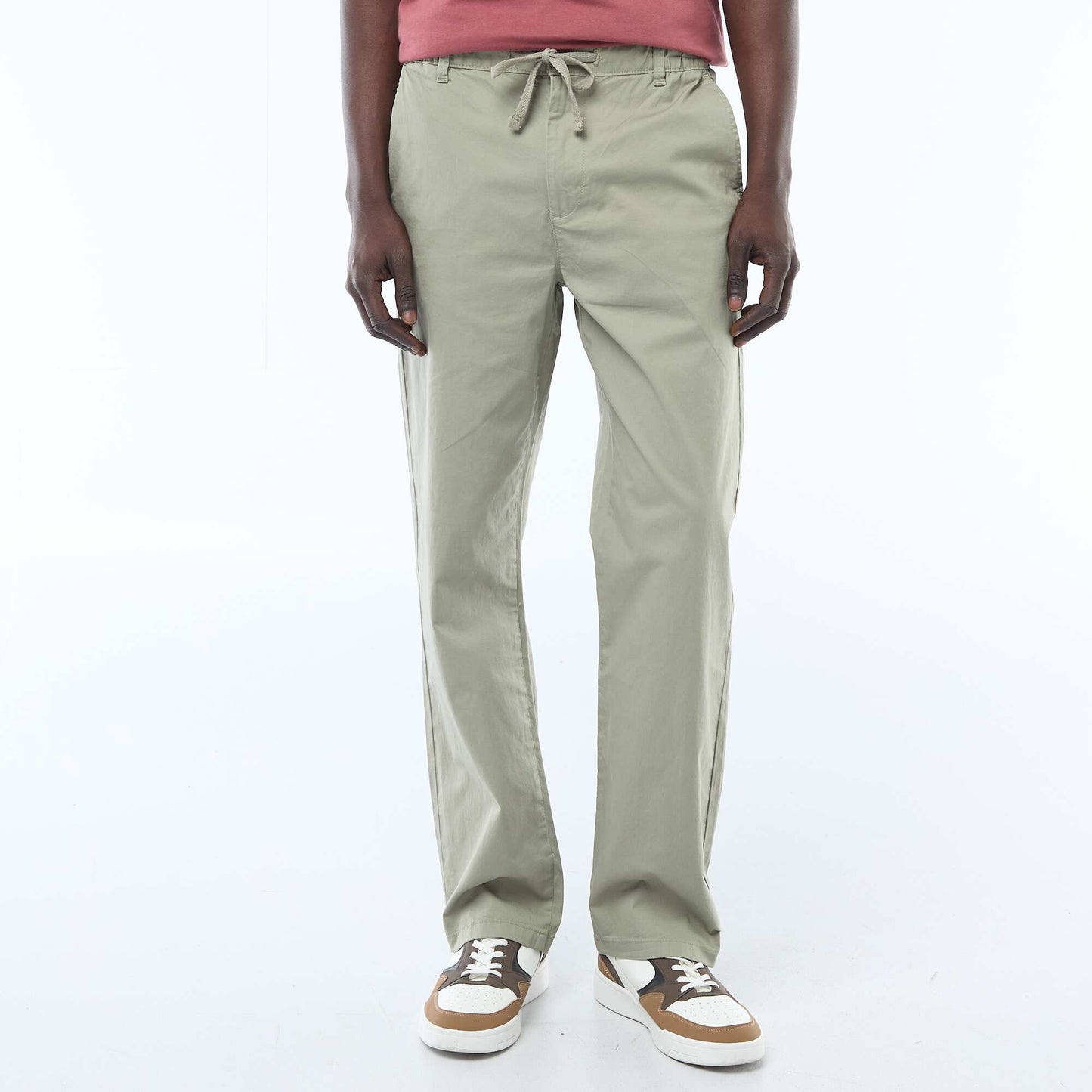 Regular Twill Trousers GREEN