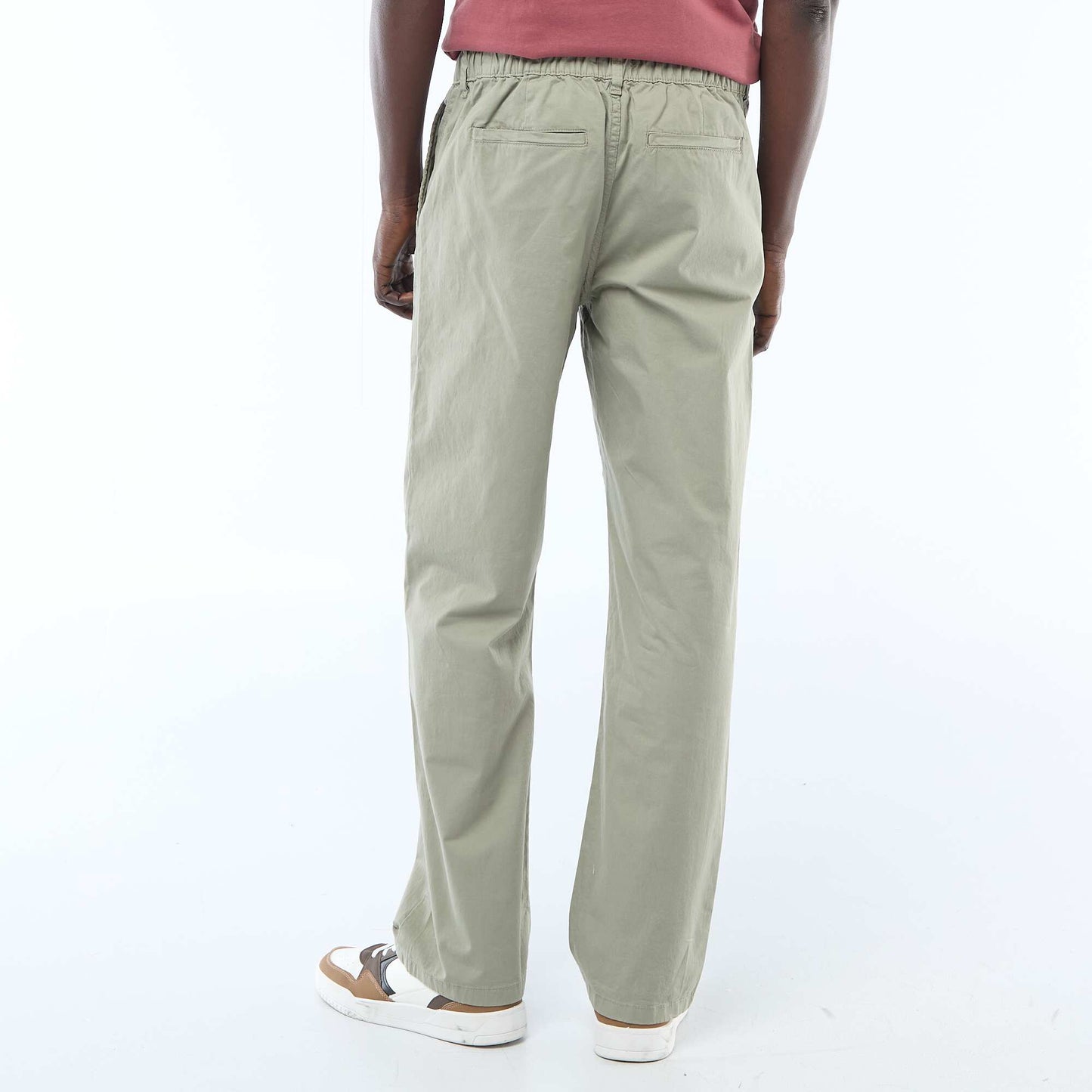 Regular Twill Trousers GREEN