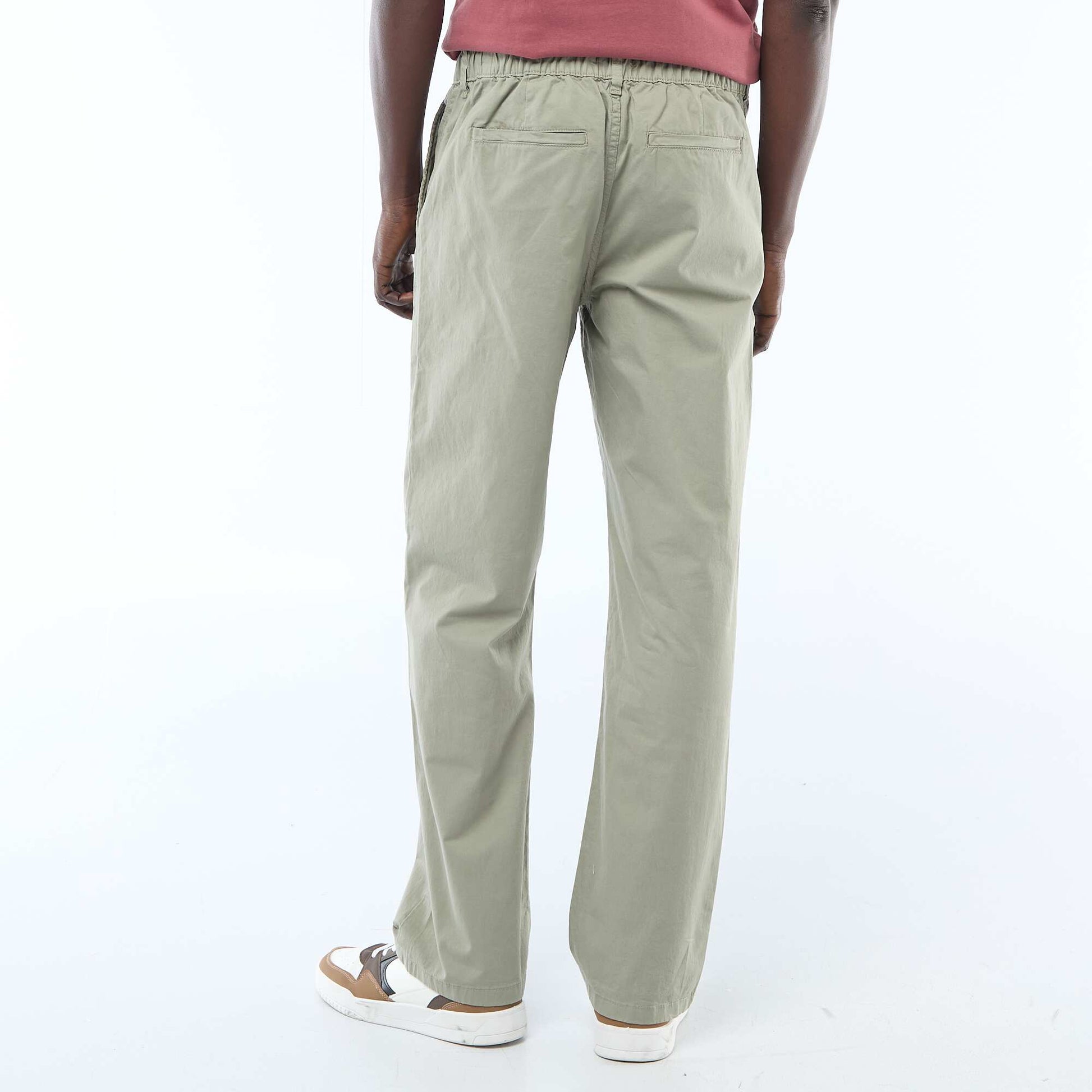 Regular Twill Trousers GREEN