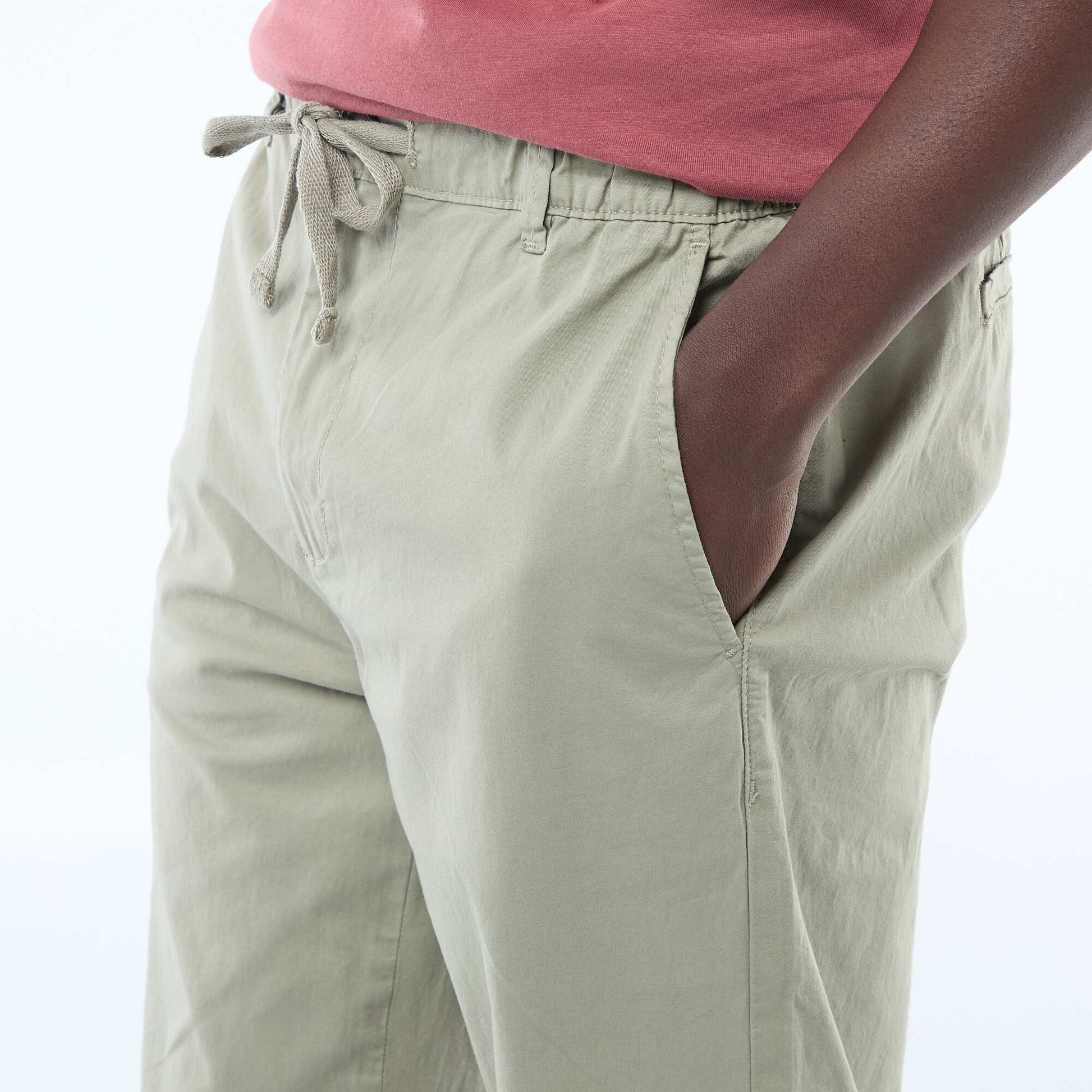 Regular Twill Trousers GREEN