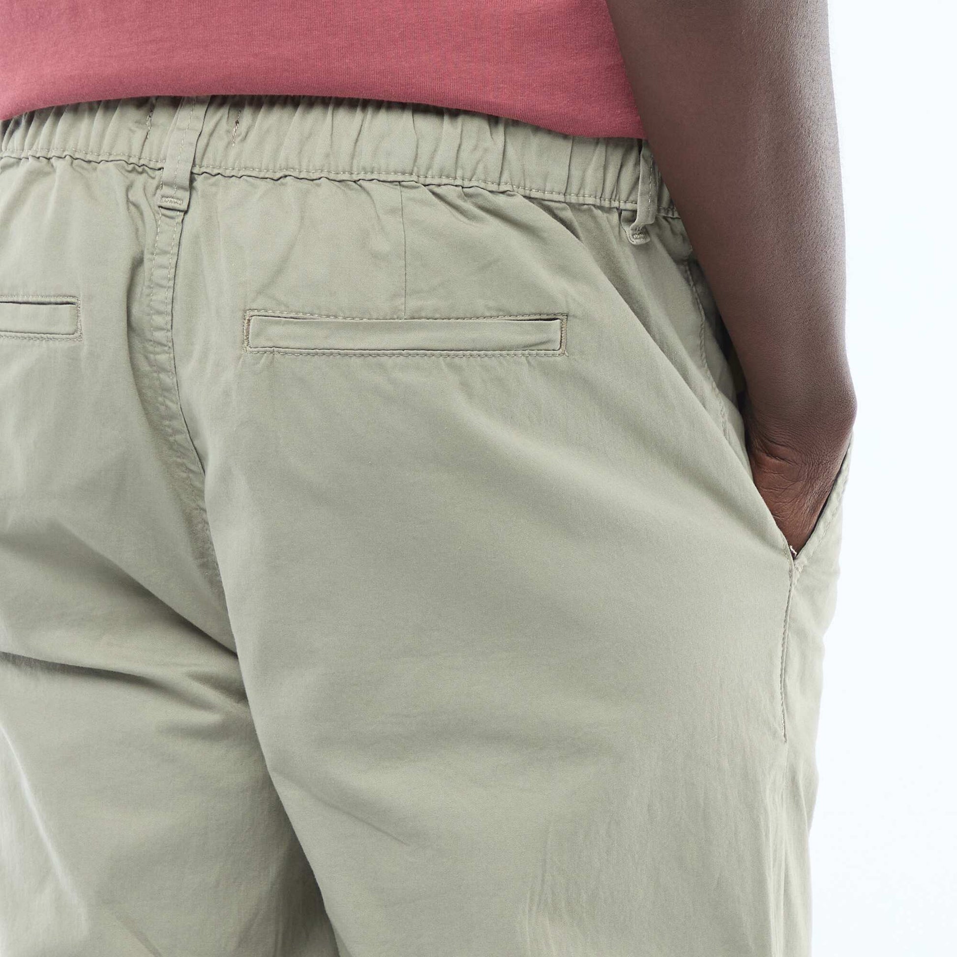 Regular Twill Trousers GREEN